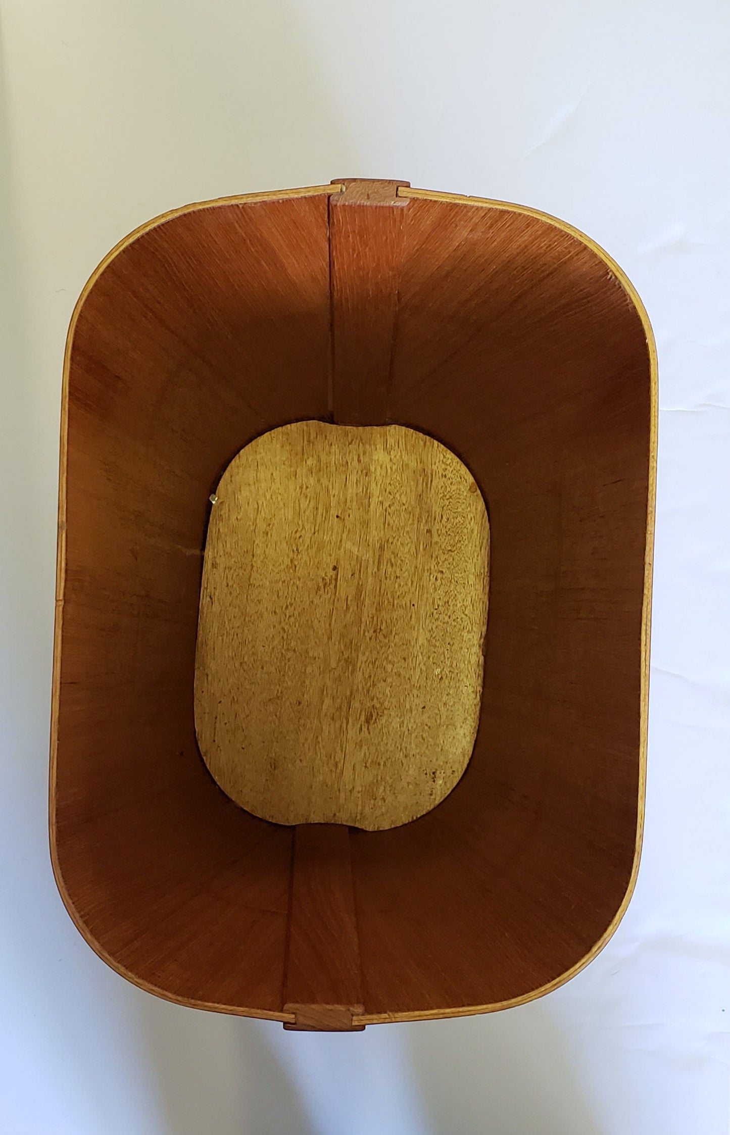 Vintage Beni Mobler Teak Wood Waste Basket