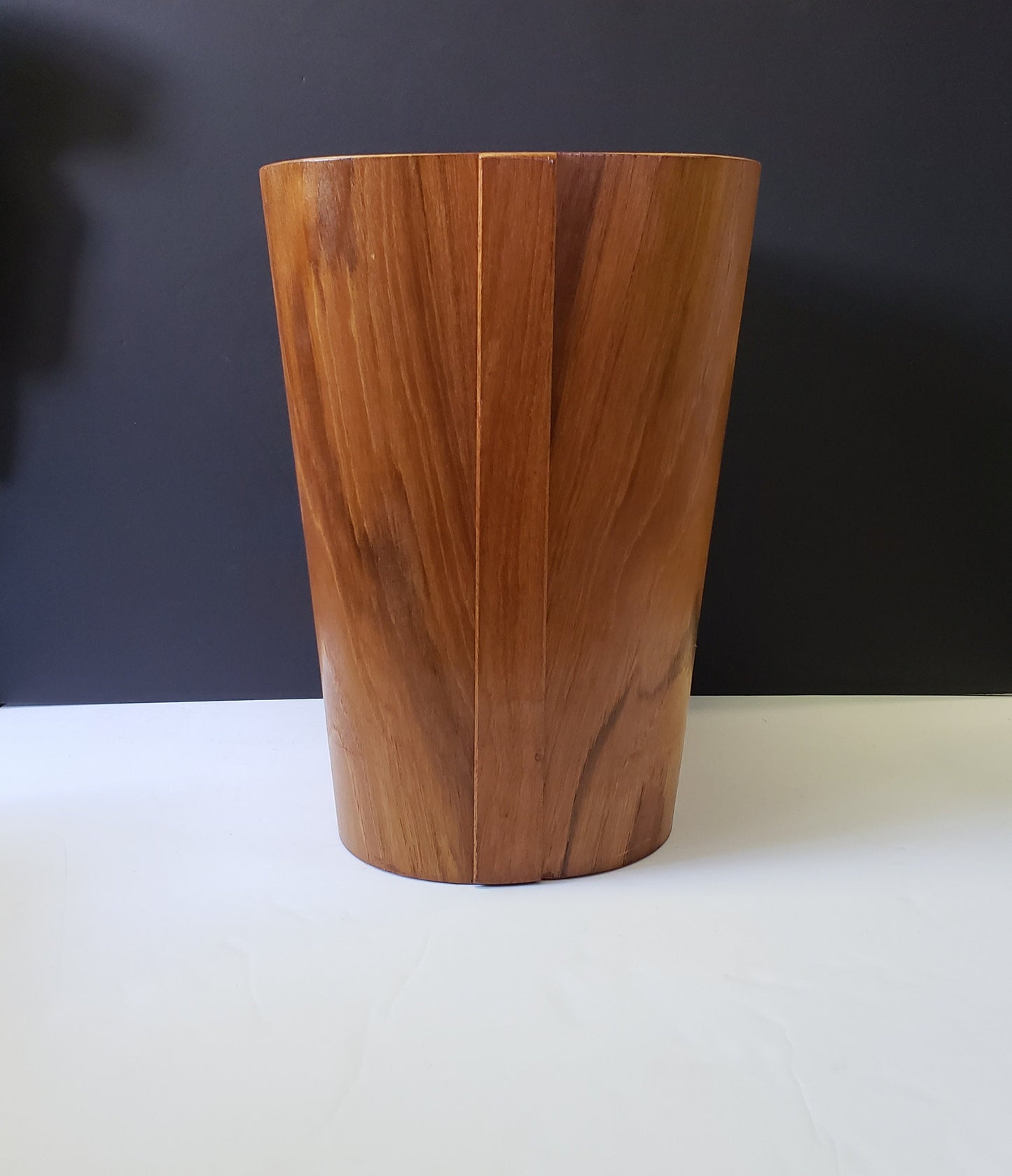 Vintage Beni Mobler Teak Wood Waste Basket