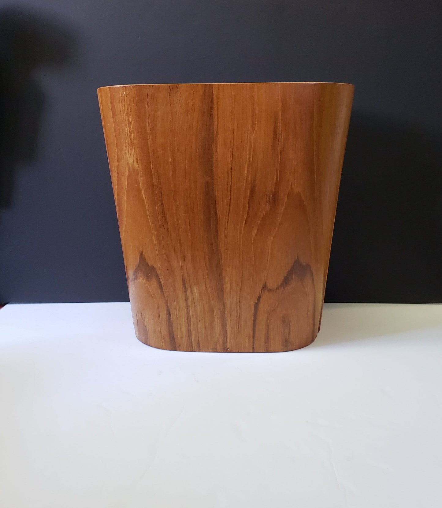 Vintage Beni Mobler Teak Wood Waste Basket