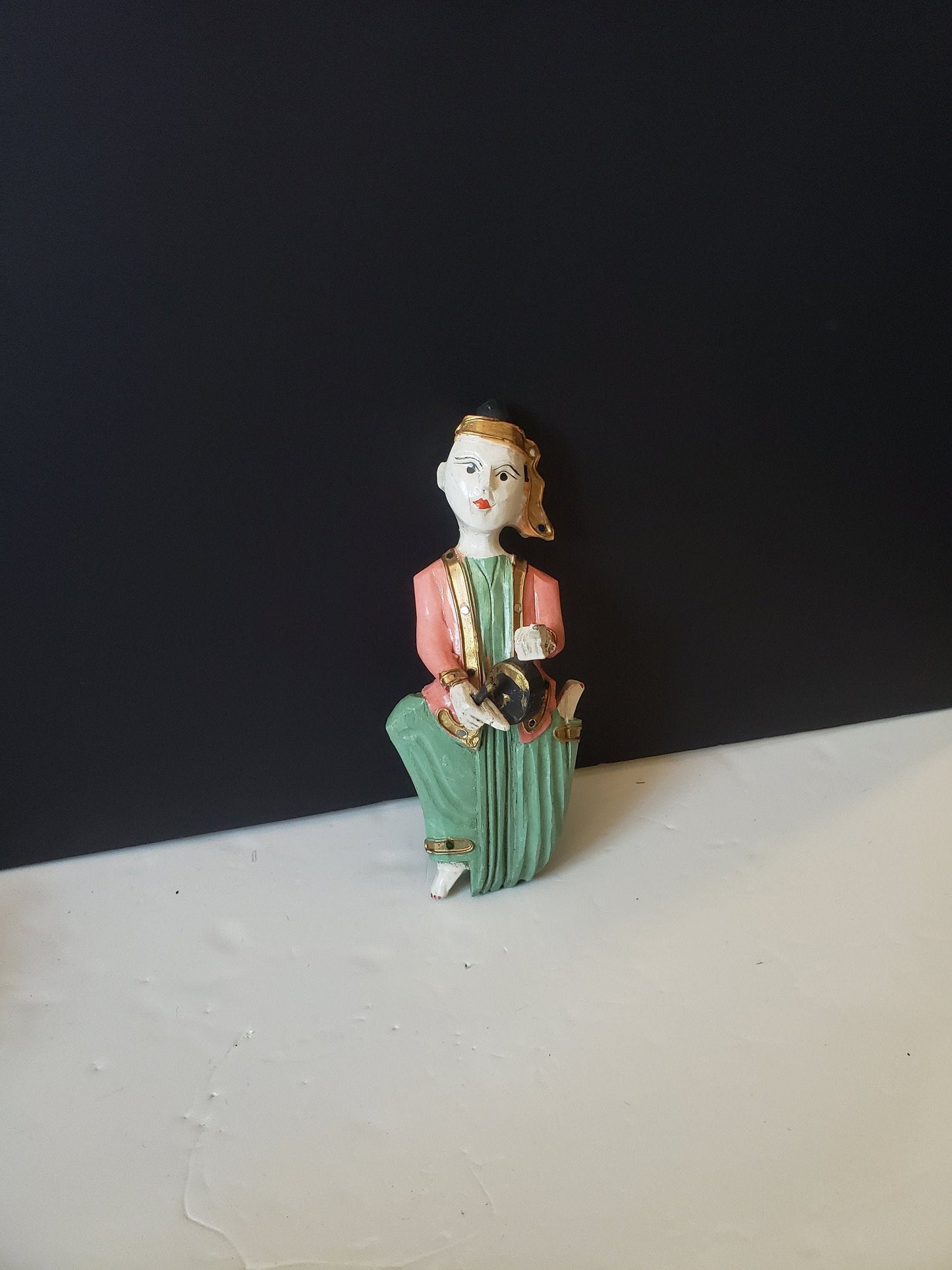 Southeast Asian Polychrome Hanging Figure