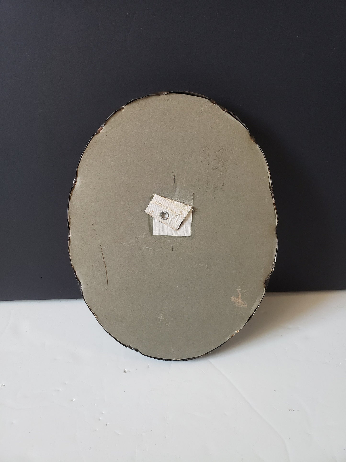 Antique Tin Frame with Photo of Mother and Child