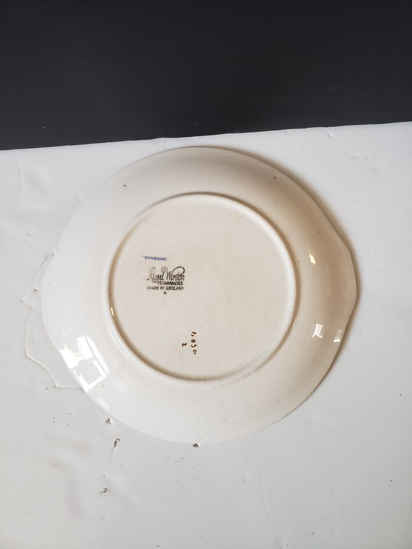 Royal Winton Sunshine Cake Plate