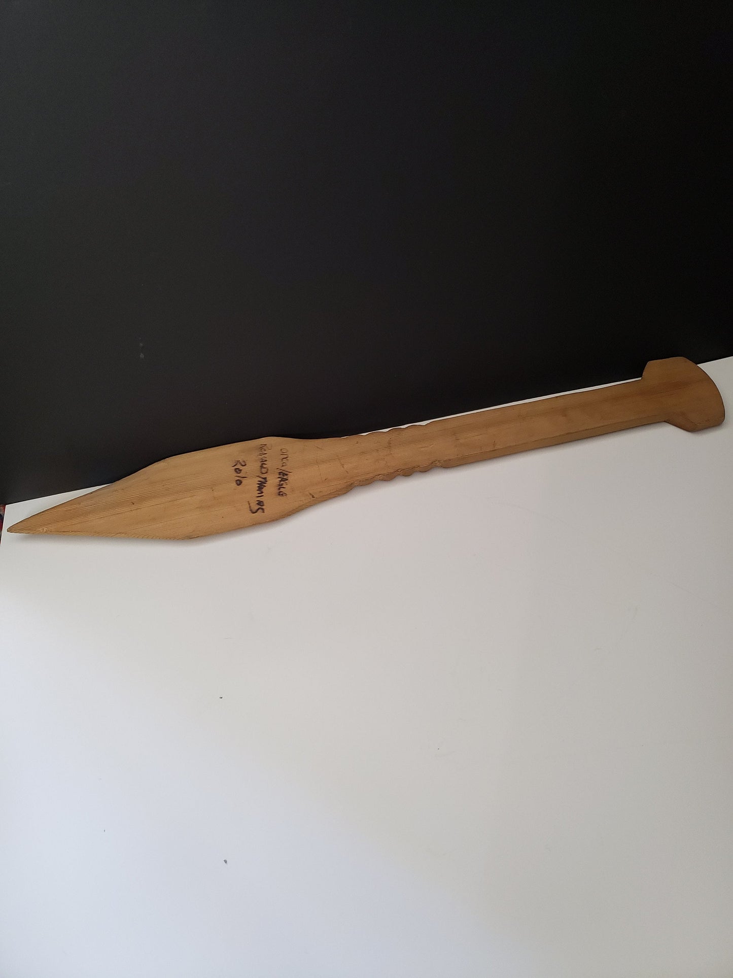 First Nations Ronald Thomas Signed Paddle