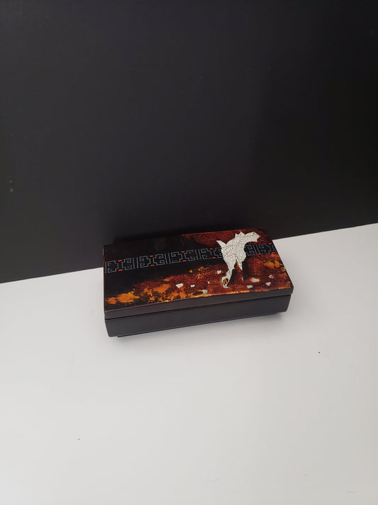 Vintage Signed Vietnamese Lacquer Box