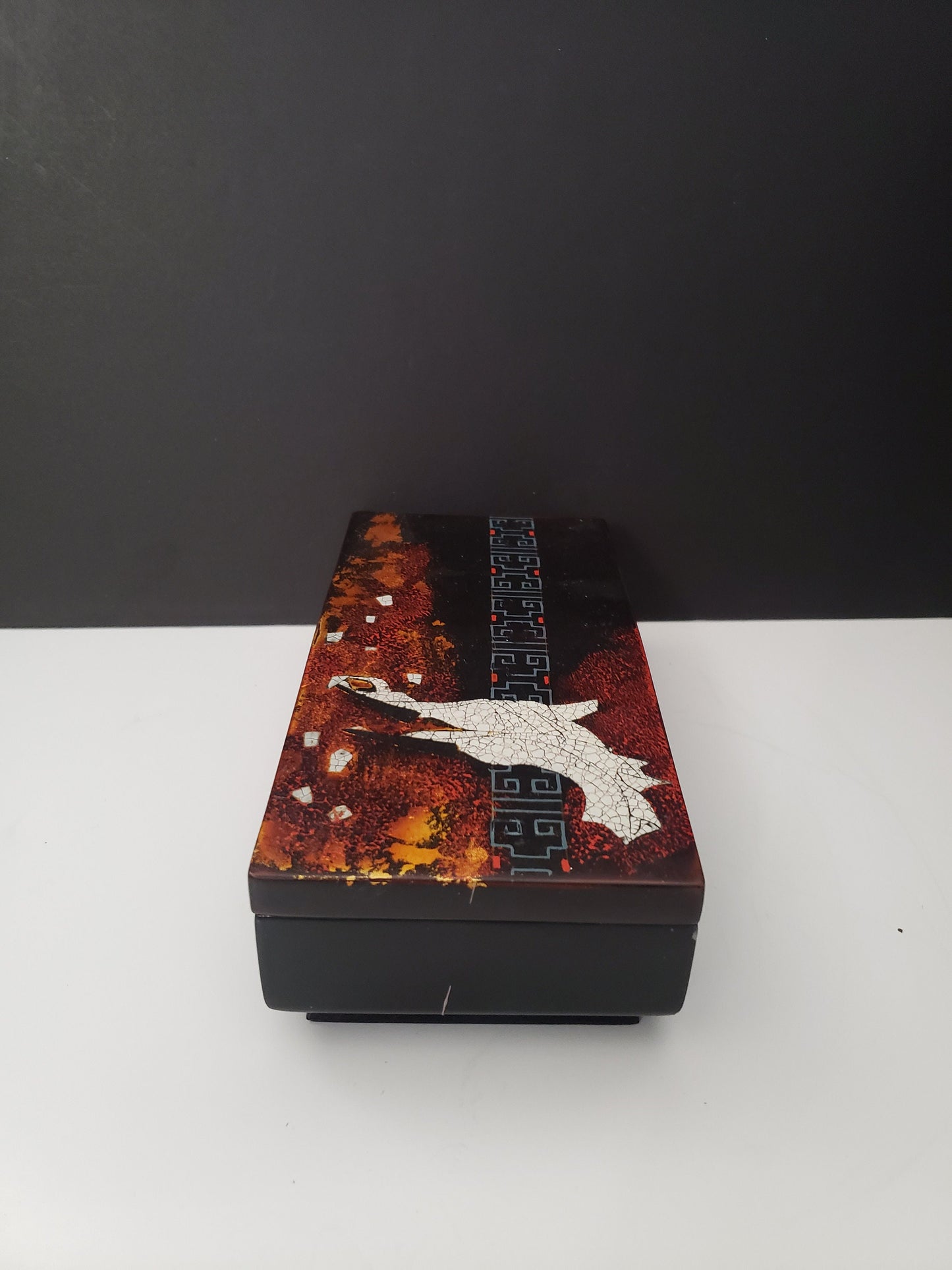 Vintage Signed Vietnamese Lacquer Box