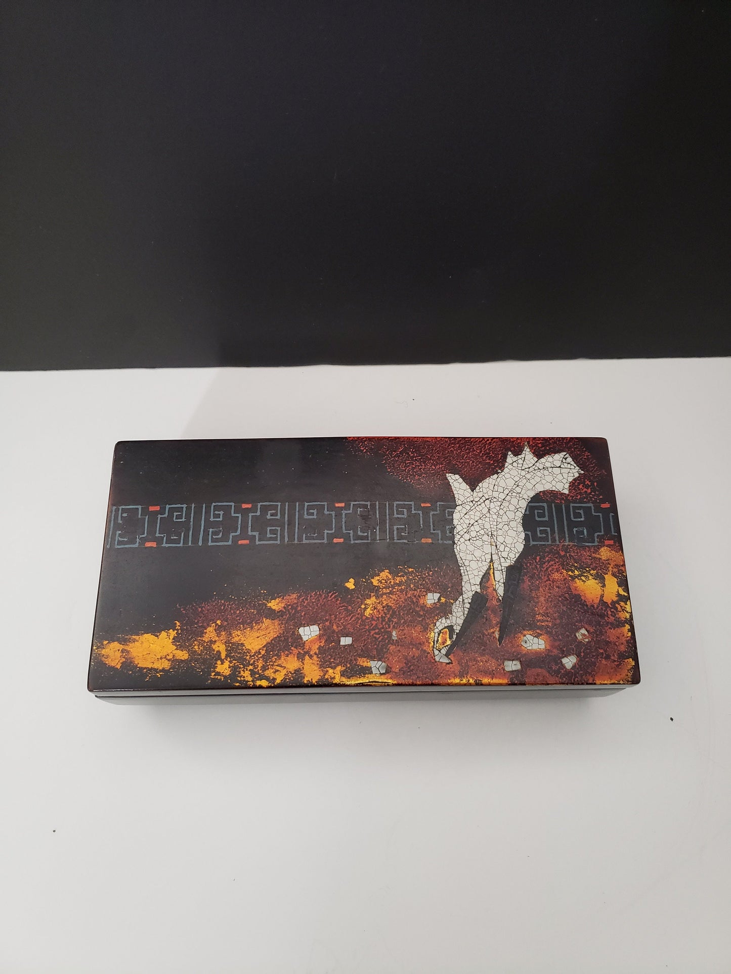 Vintage Signed Vietnamese Lacquer Box