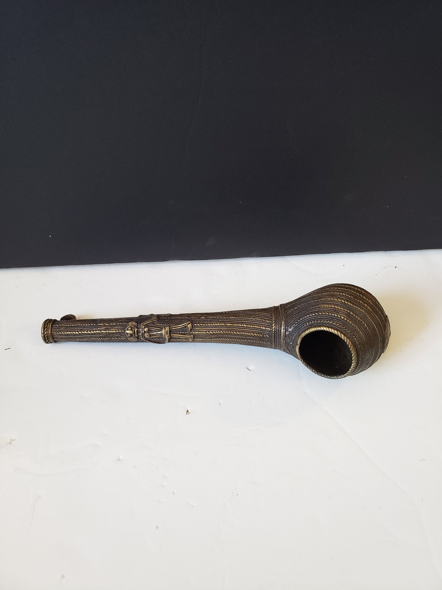Vintage Naga Bronze Vessel/Pipe