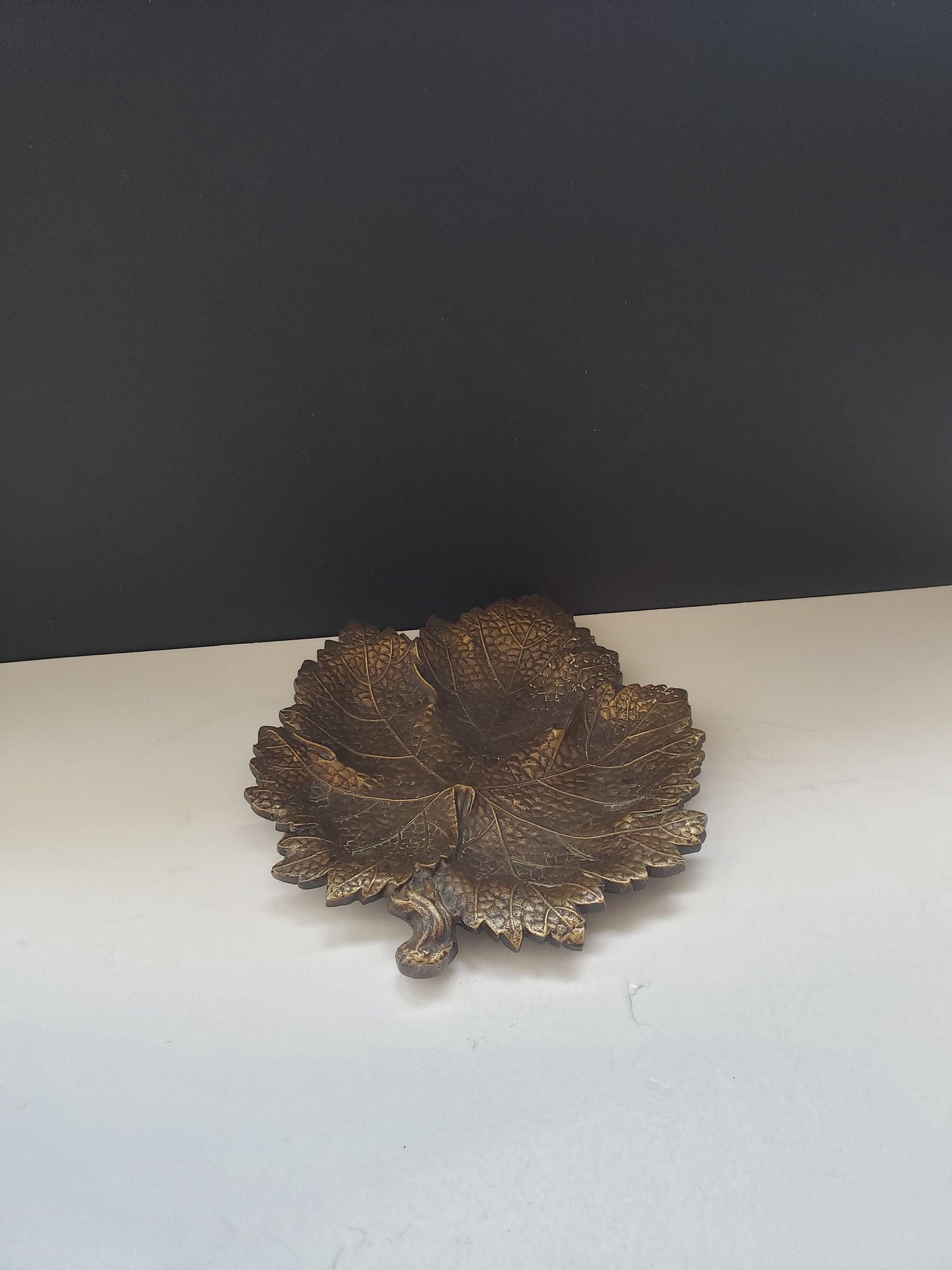 Bronze Leaf Dish