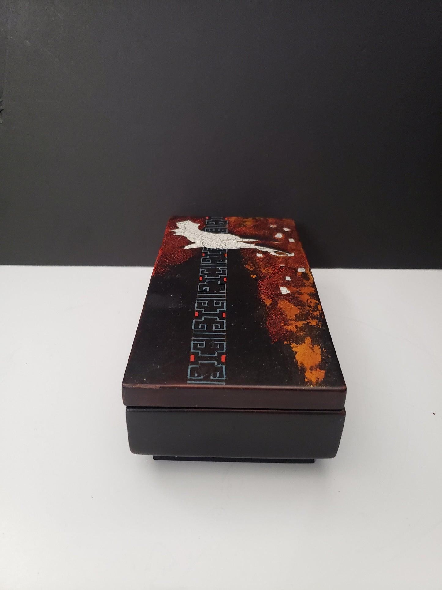 Vintage Signed Vietnamese Lacquer Box