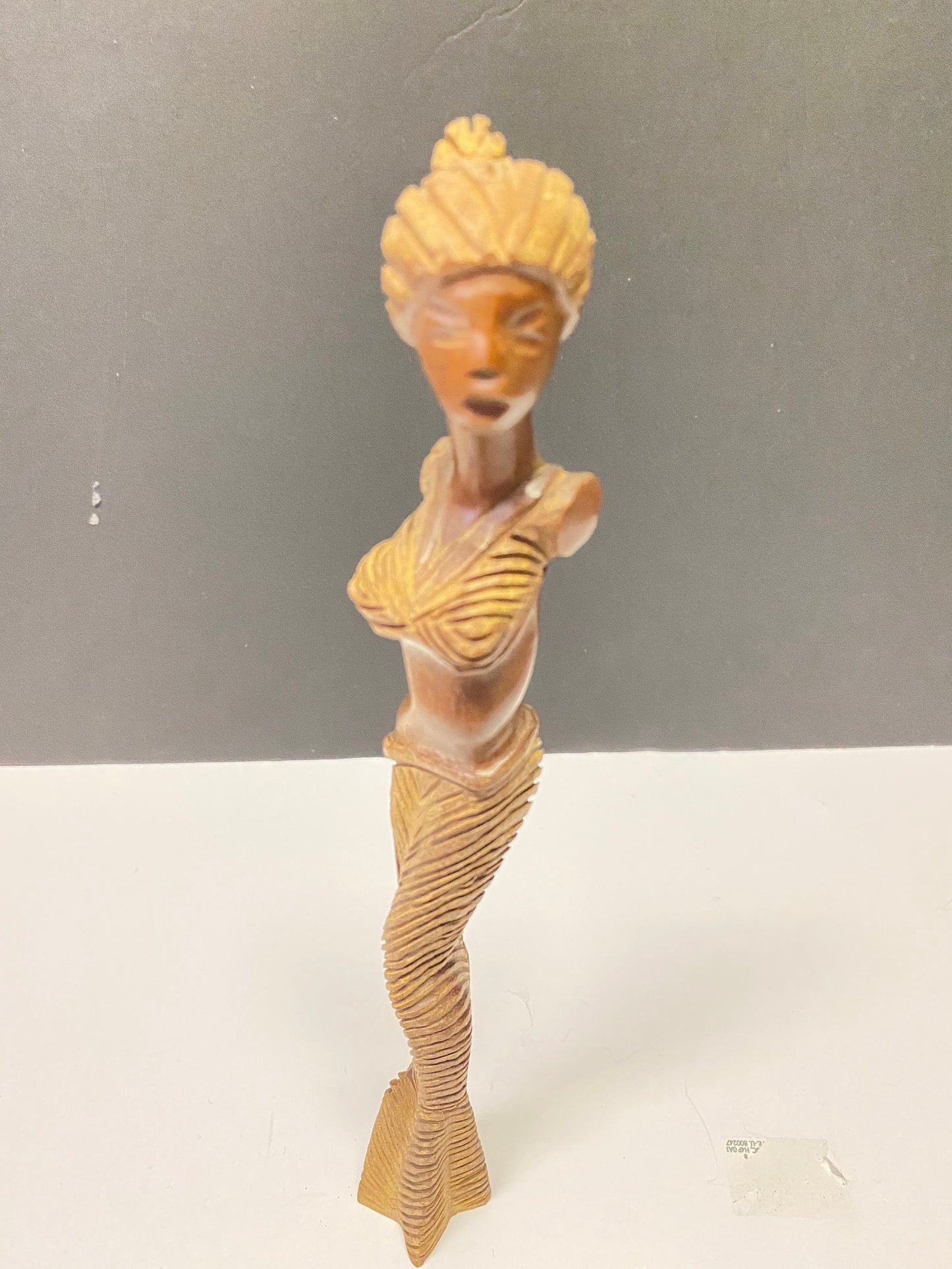 Western African beautiful lady carving