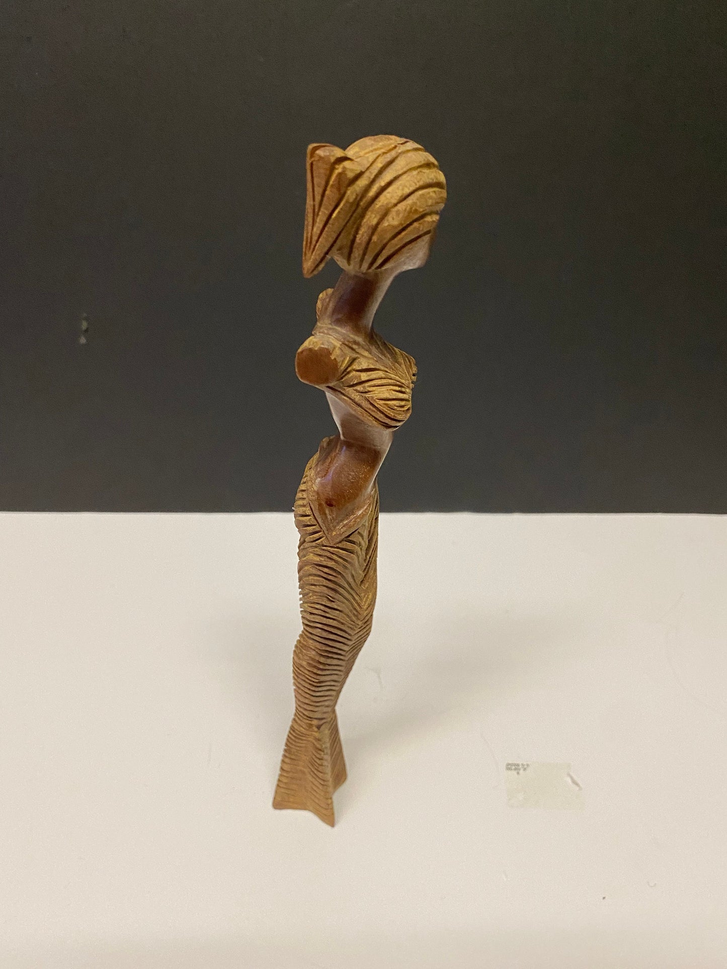 Western African beautiful lady carving