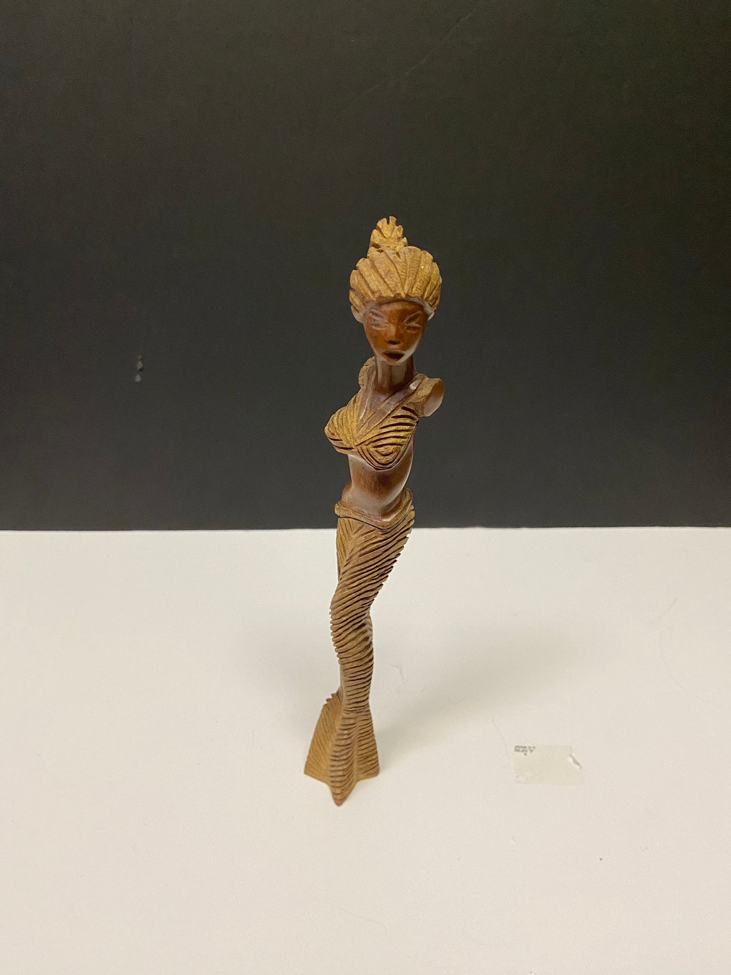 Western African beautiful lady carving