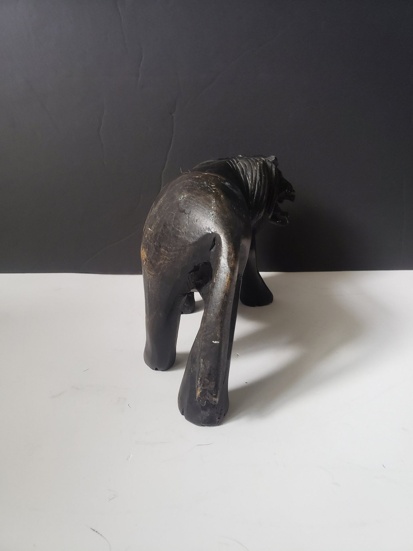 Vintage African Hardwood Lion