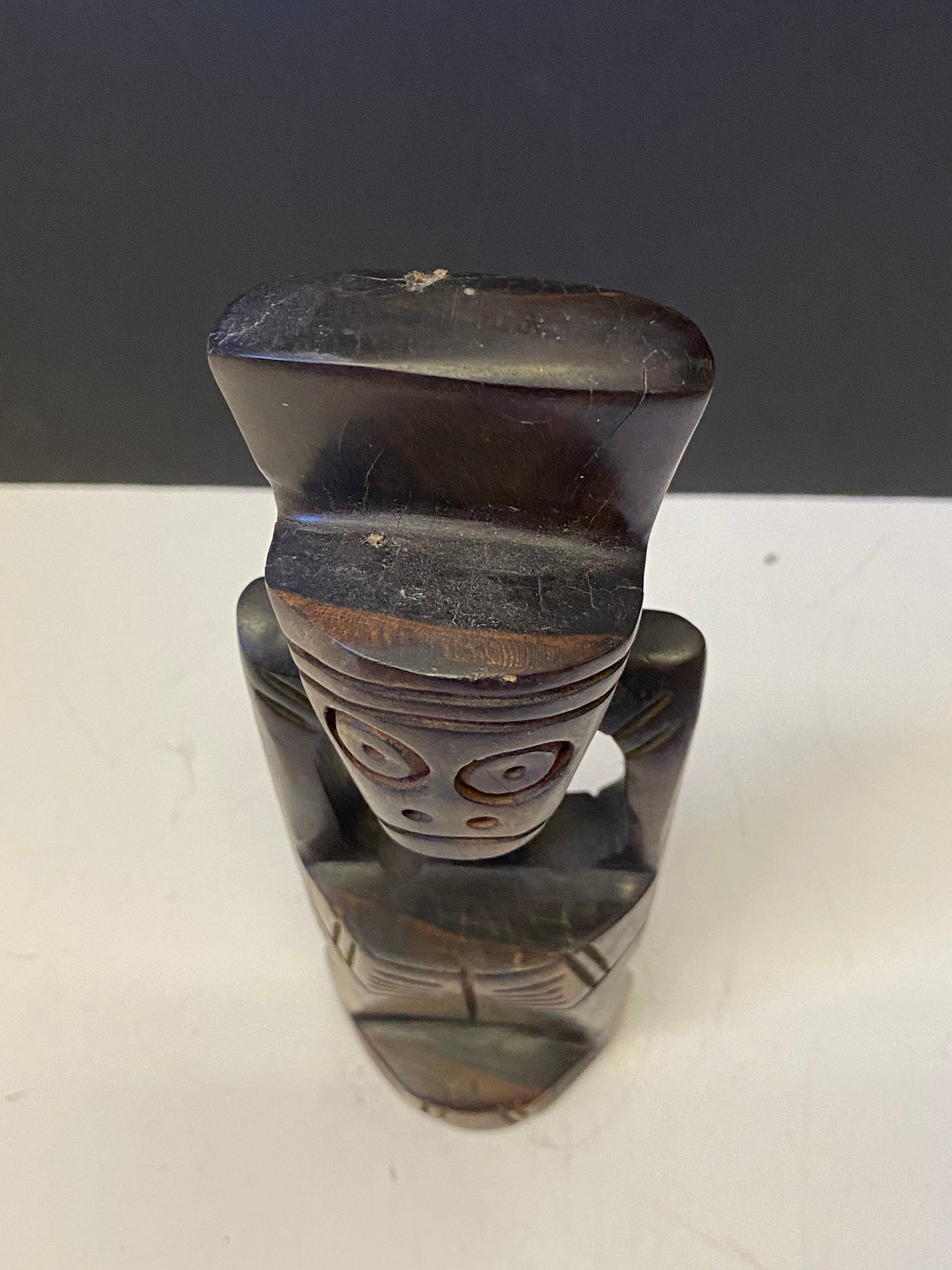 10 inch Ironwood African Carved figure.  heavy