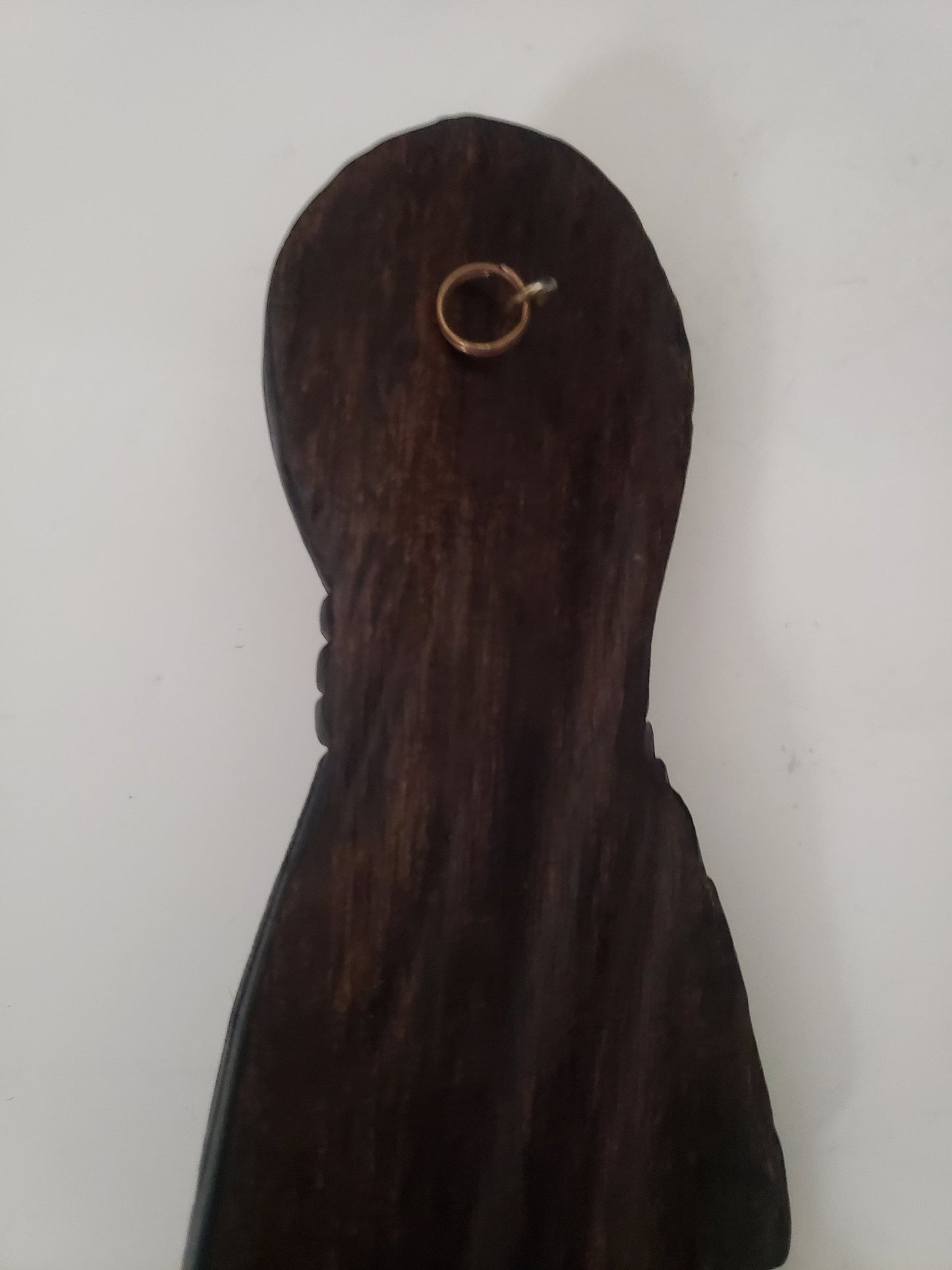 Vintage West African Ebony Plaque