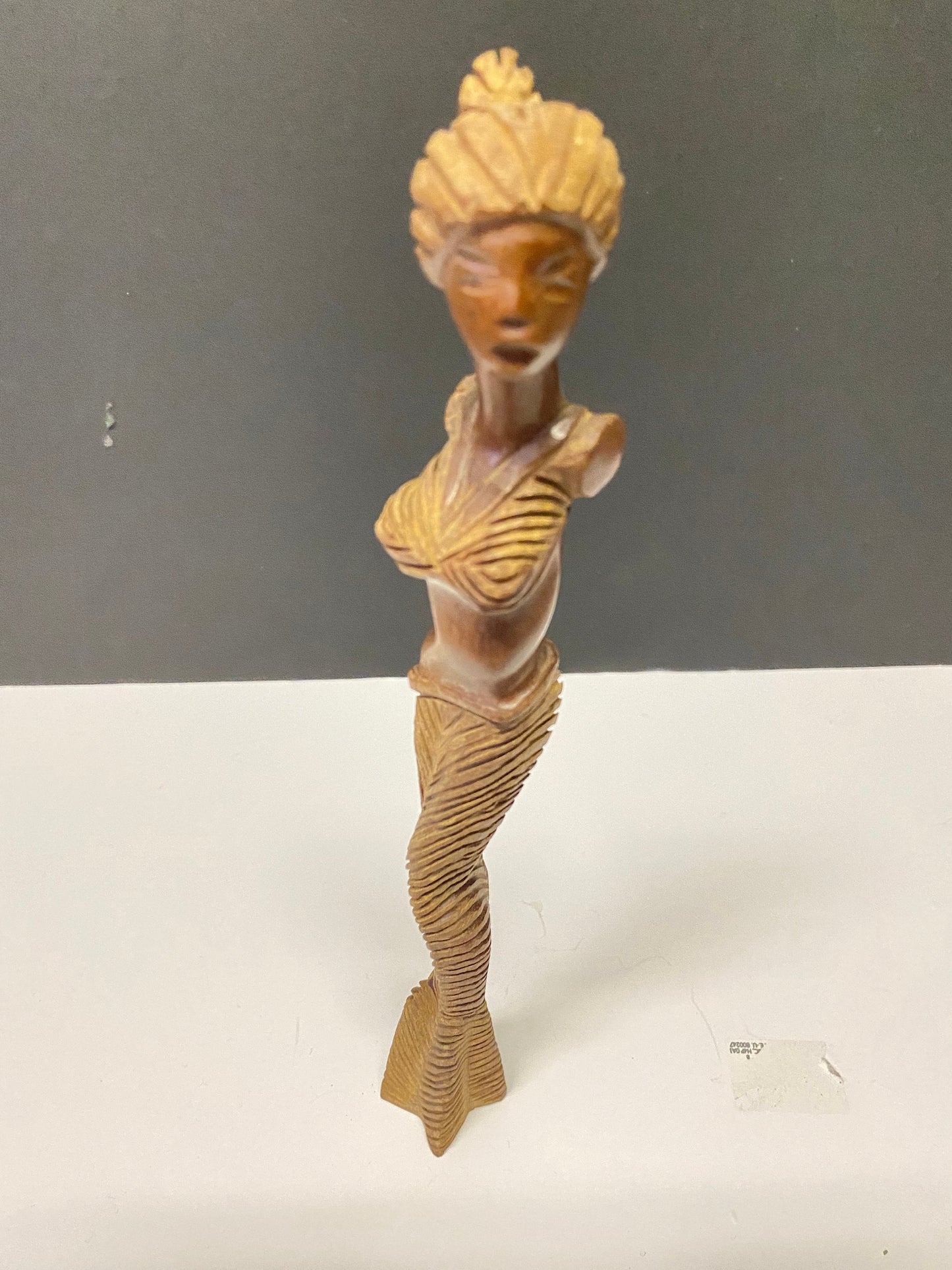 Western African beautiful lady carving