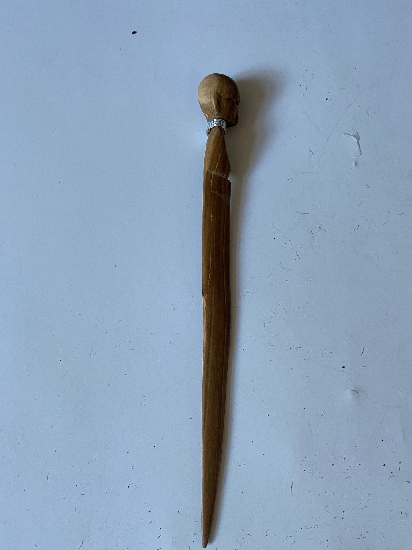 Westin African wooden vintage letter opener signed figural knife
