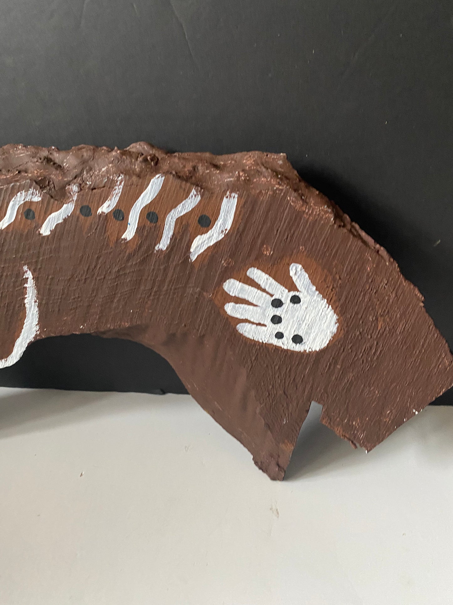Rare fantastic Canadian Indigenous plains antique folk art carved and painted Buffalo Absolutely gorgeous example museum quality!