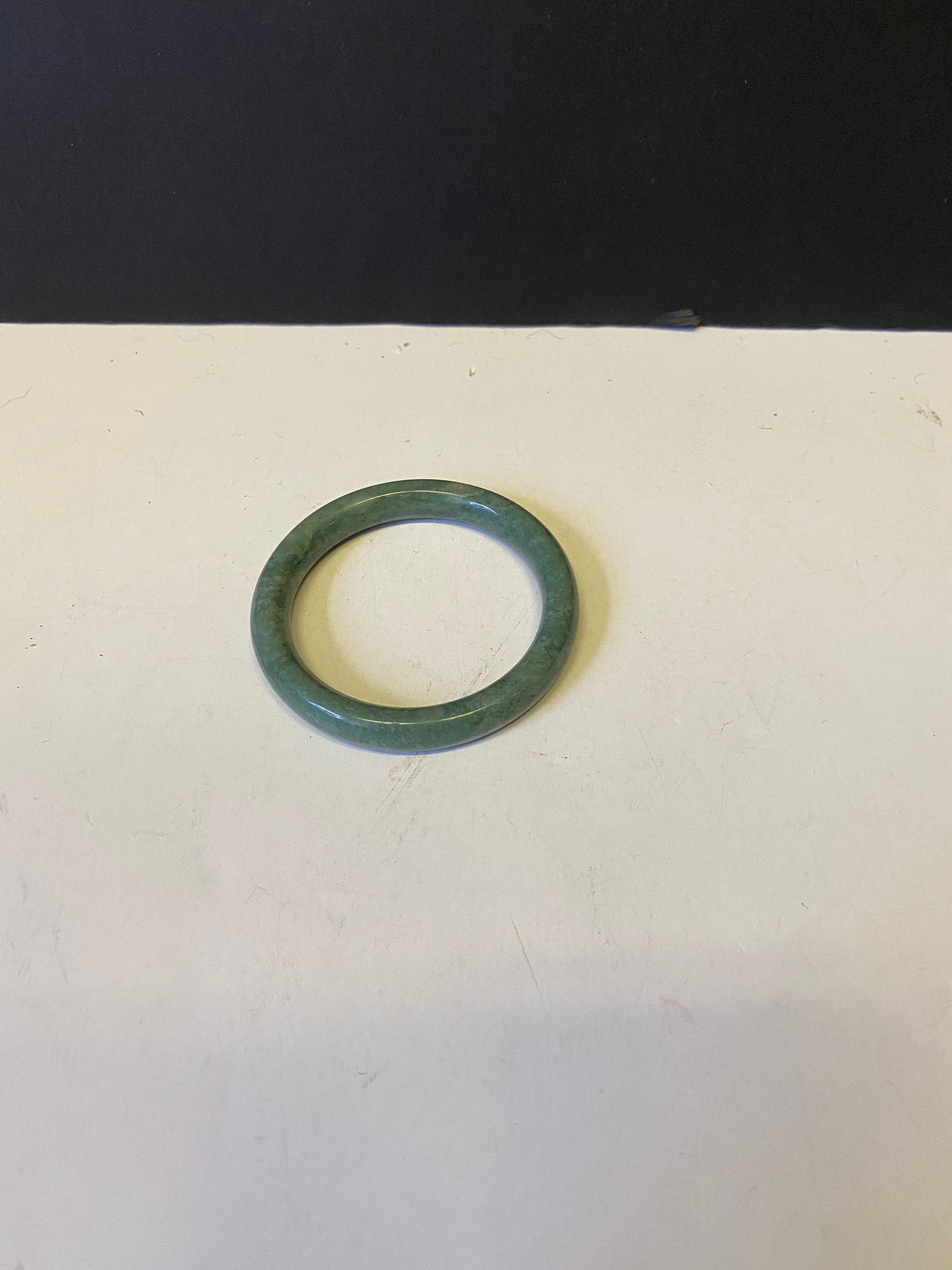 A Fabulous 3 inch Authentic Chinese spinach Jade bangle Stunning quality and a wonderful gift or for yourself wow wow D54