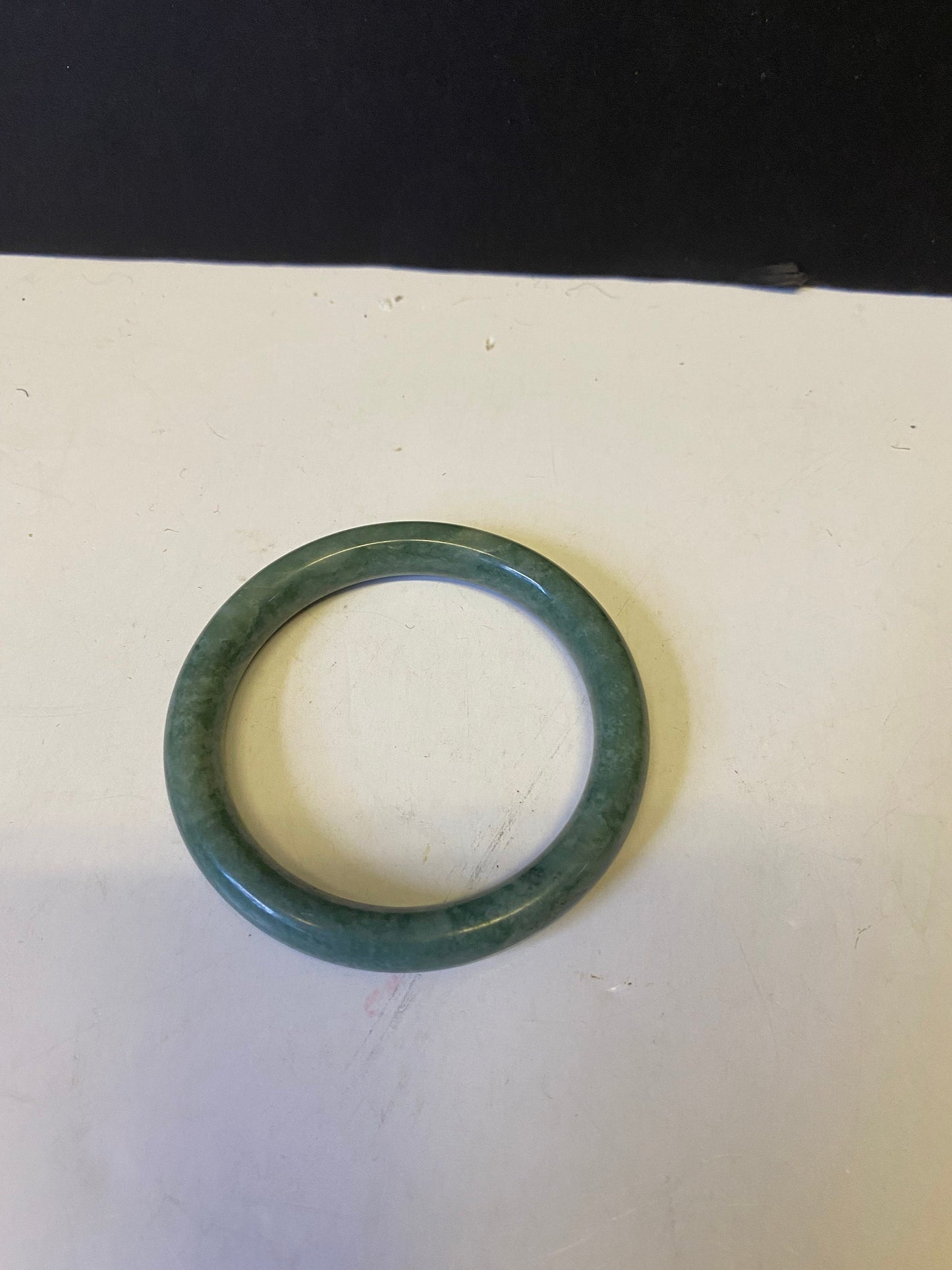 A Fabulous 3 inch Authentic Chinese spinach Jade bangle Stunning quality and a wonderful gift or for yourself wow wow D54