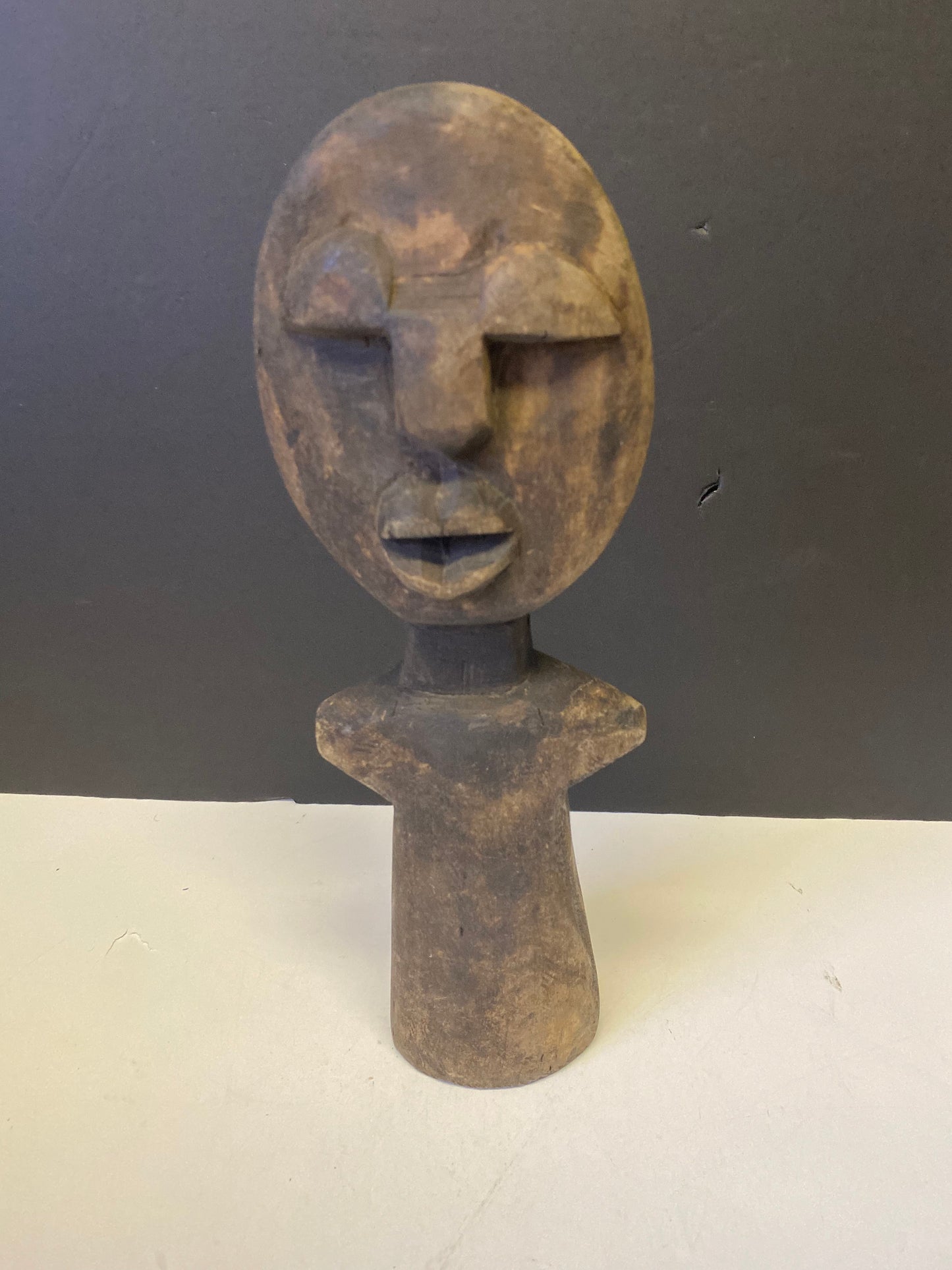 Museum quality Antique African fertility Ashanti statue Fabulous quality and carving and truly a piece of African history - wow - 12 x 4 “