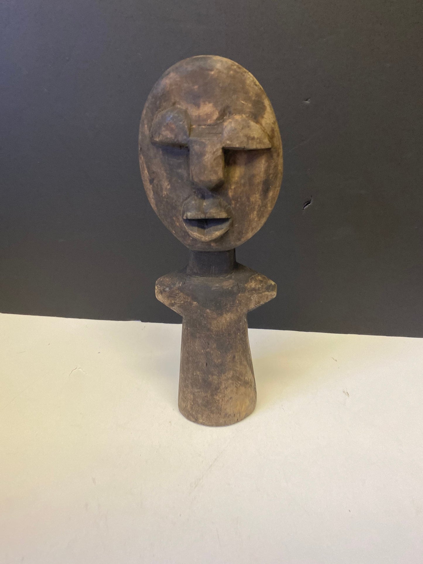 Museum quality Antique African fertility Ashanti statue Fabulous quality and carving and truly a piece of African history - wow - 12 x 4 “