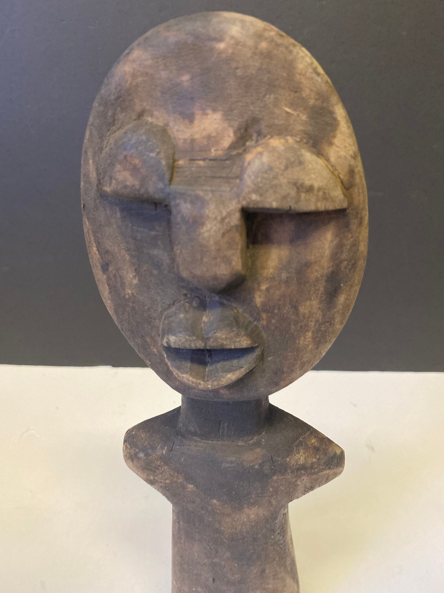 Museum quality Antique African fertility Ashanti statue Fabulous quality and carving and truly a piece of African history - wow - 12 x 4 “