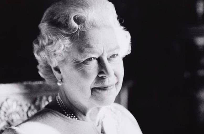 Vintage Canadian issued photograph of Queen Elizabeth II 6 1/2 x 4 1/2 and a free picture of Philip
