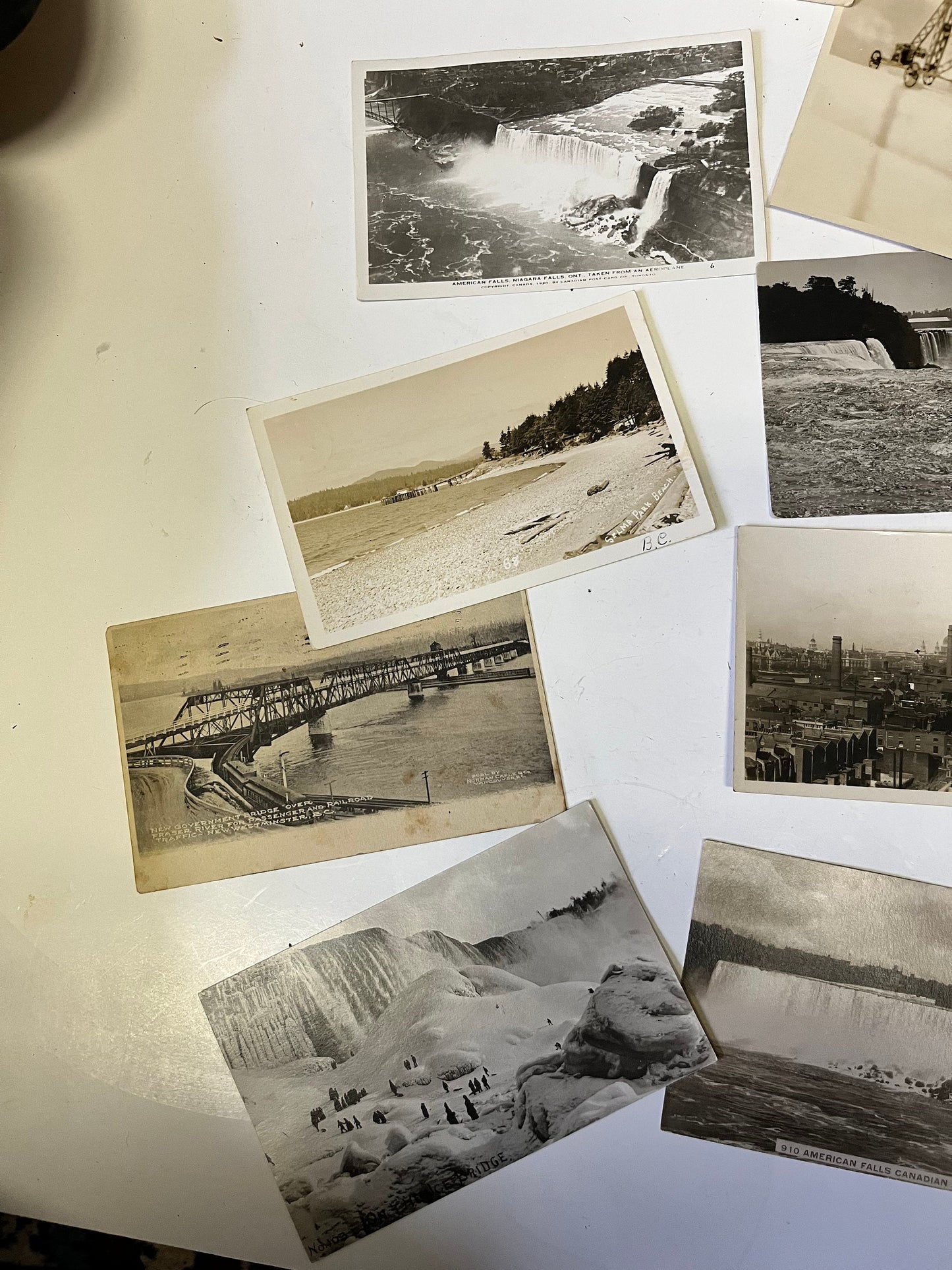 Lot 21 14 antique postcards black and white from around the world best deal Junk journalling dream