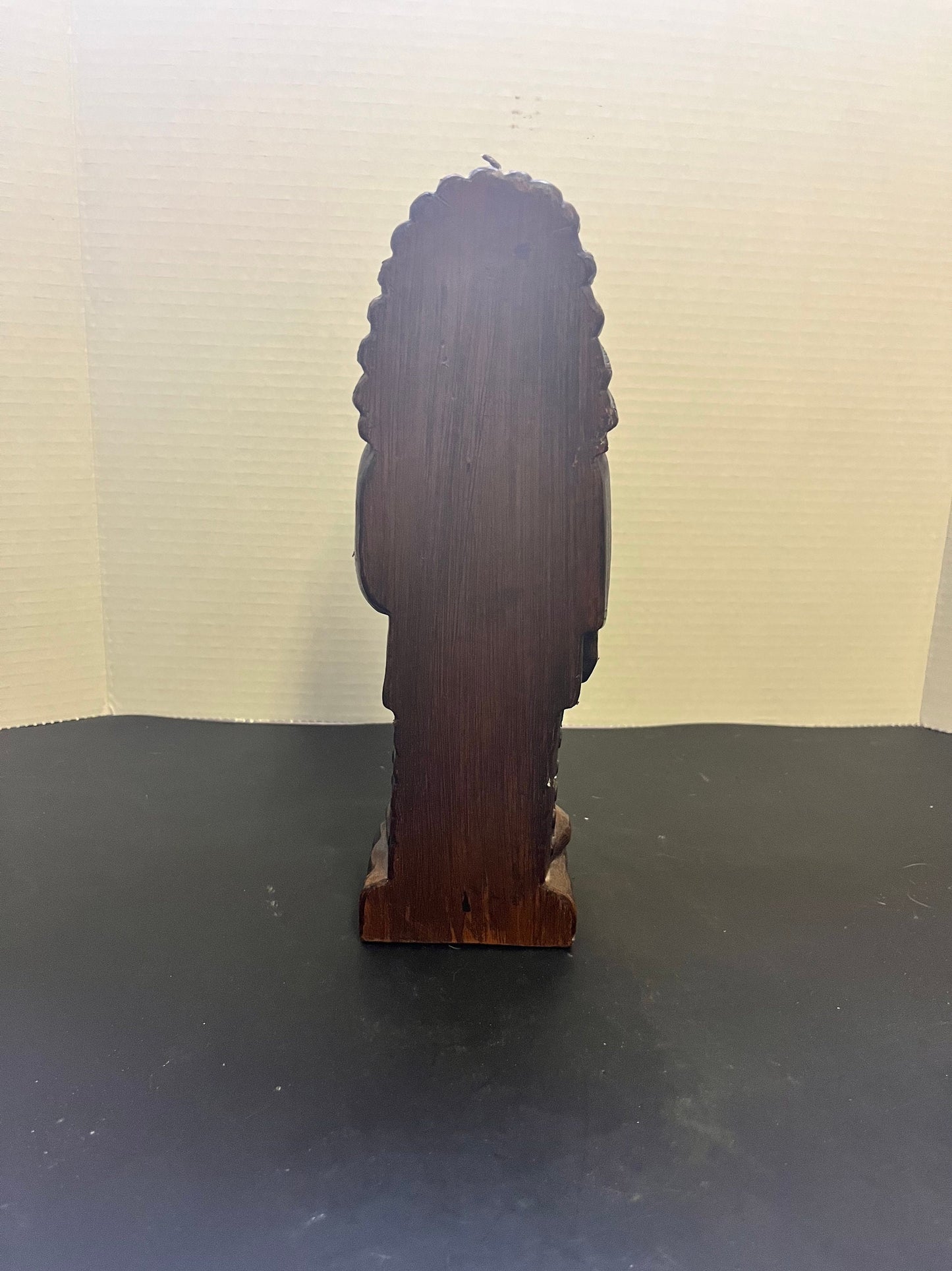 Absolutely fabulous 11 x 3 Canadian made vintage candle depicting a old fashion cigar store Indian Perfect condition great gift - unusual