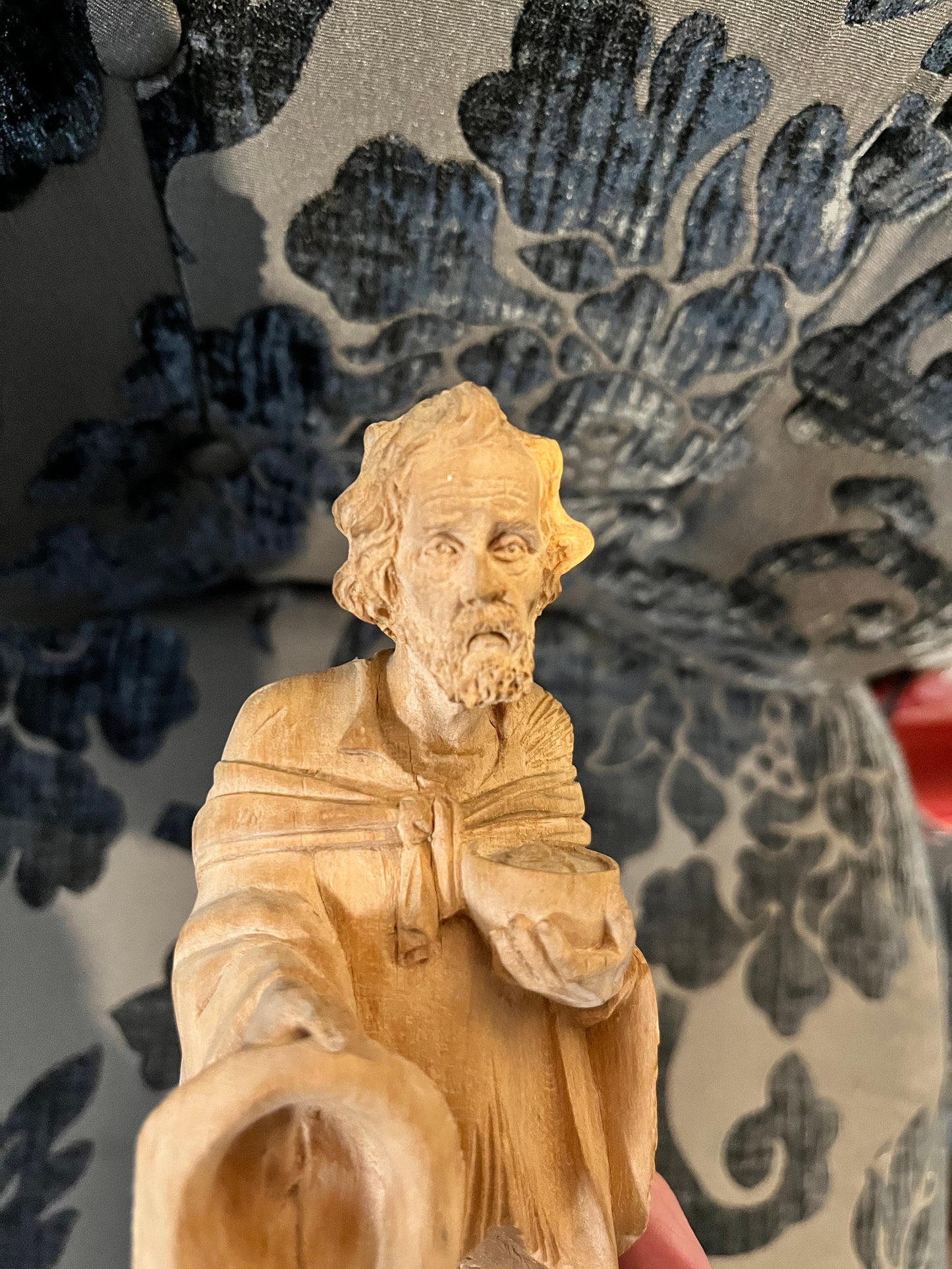 Lovely signed 1936 Spanish 9 inch wooden Don Quixote statue  amazing detail and carving  amazing quality piece  great gift