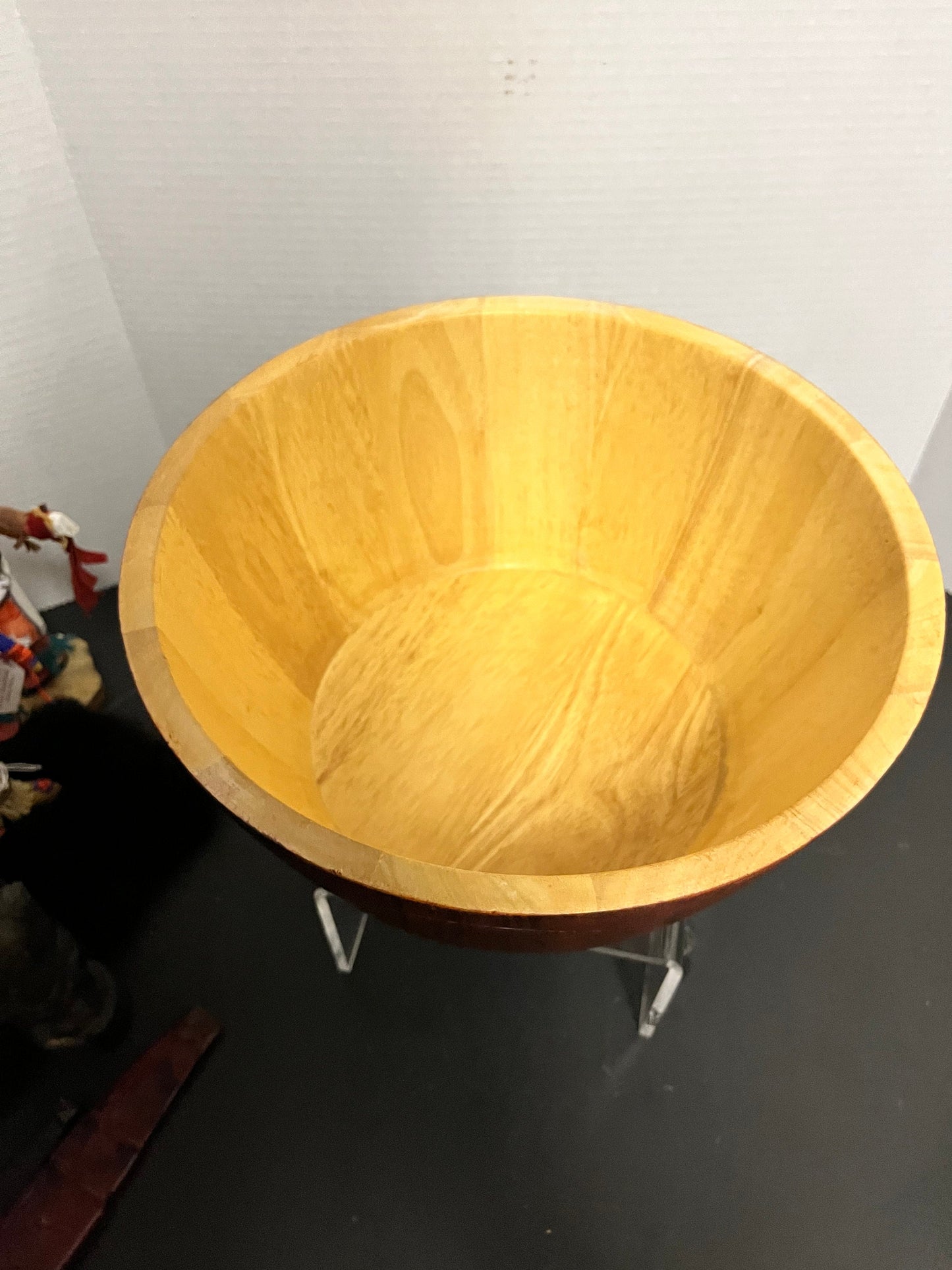 Absolutely fabulous 14 x 7 high authentic indigenous pacific northwest coast Well carved feast bowl Frank Frenchie!