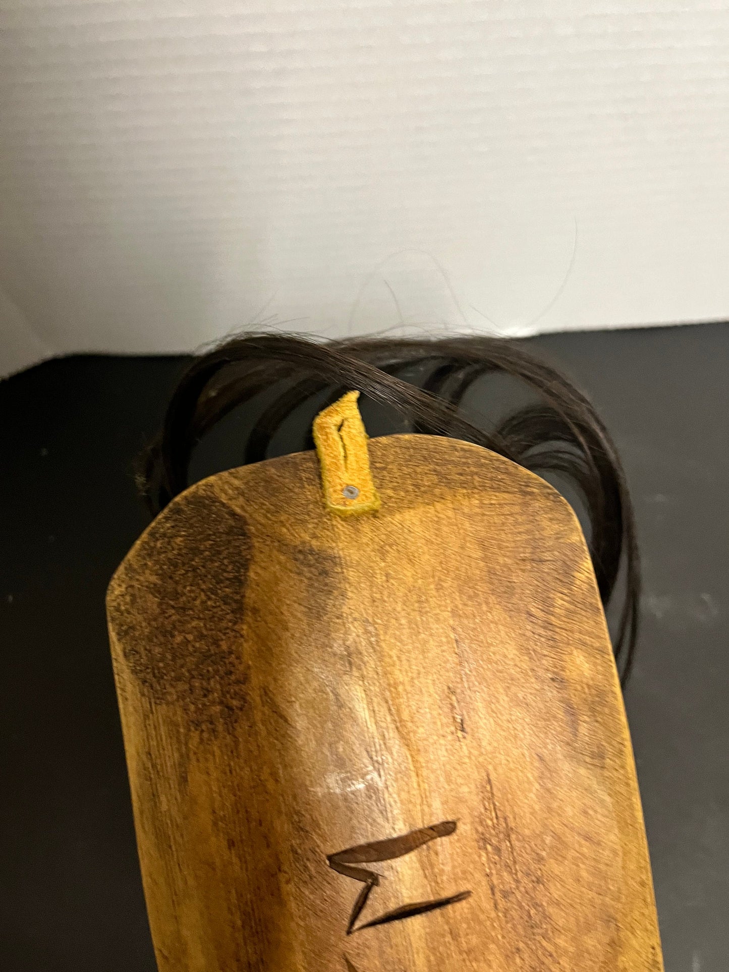 Fabulous 7 x 4 indigenous first nations pacific northwest coast signed cedar polychrome painted Rattle  great sound   wow wow