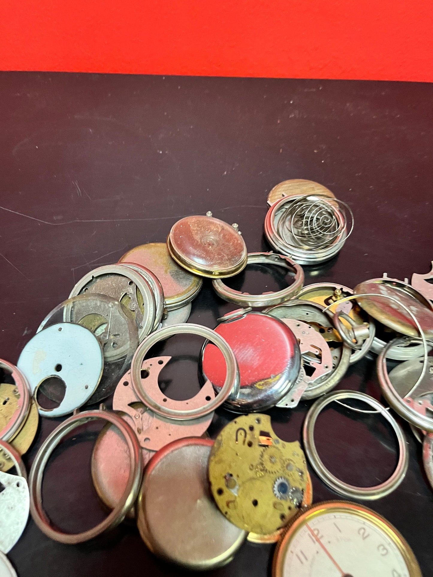Massive Job Lot watch pieces and parts as is great price