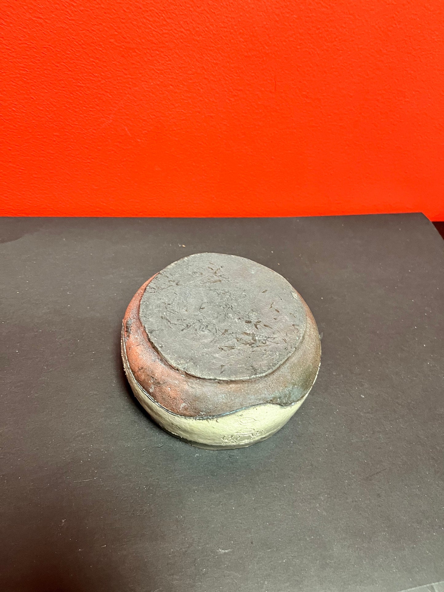 Unique 5 x 3 high early Navajo pottery bowl wonderful glaze and texture