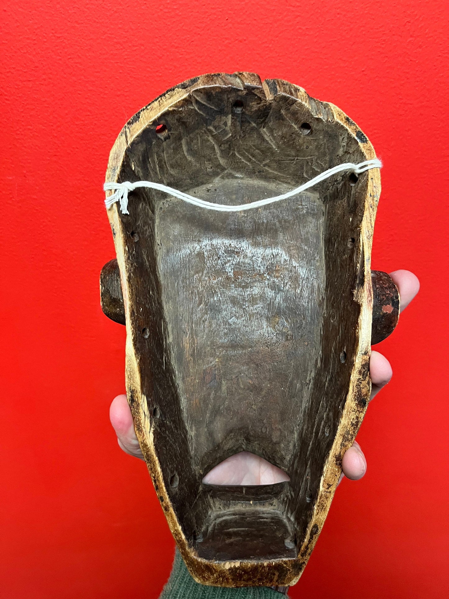 An  Amazing 10 inch tall African Dan passport mask   wonderful condition and patina  old beauty  wow wow
