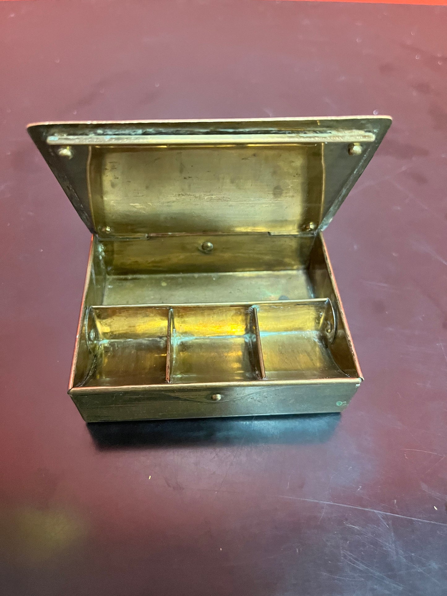 Antique 3 by 2 x 1 Georgian tortoiseshell snuffbox good value