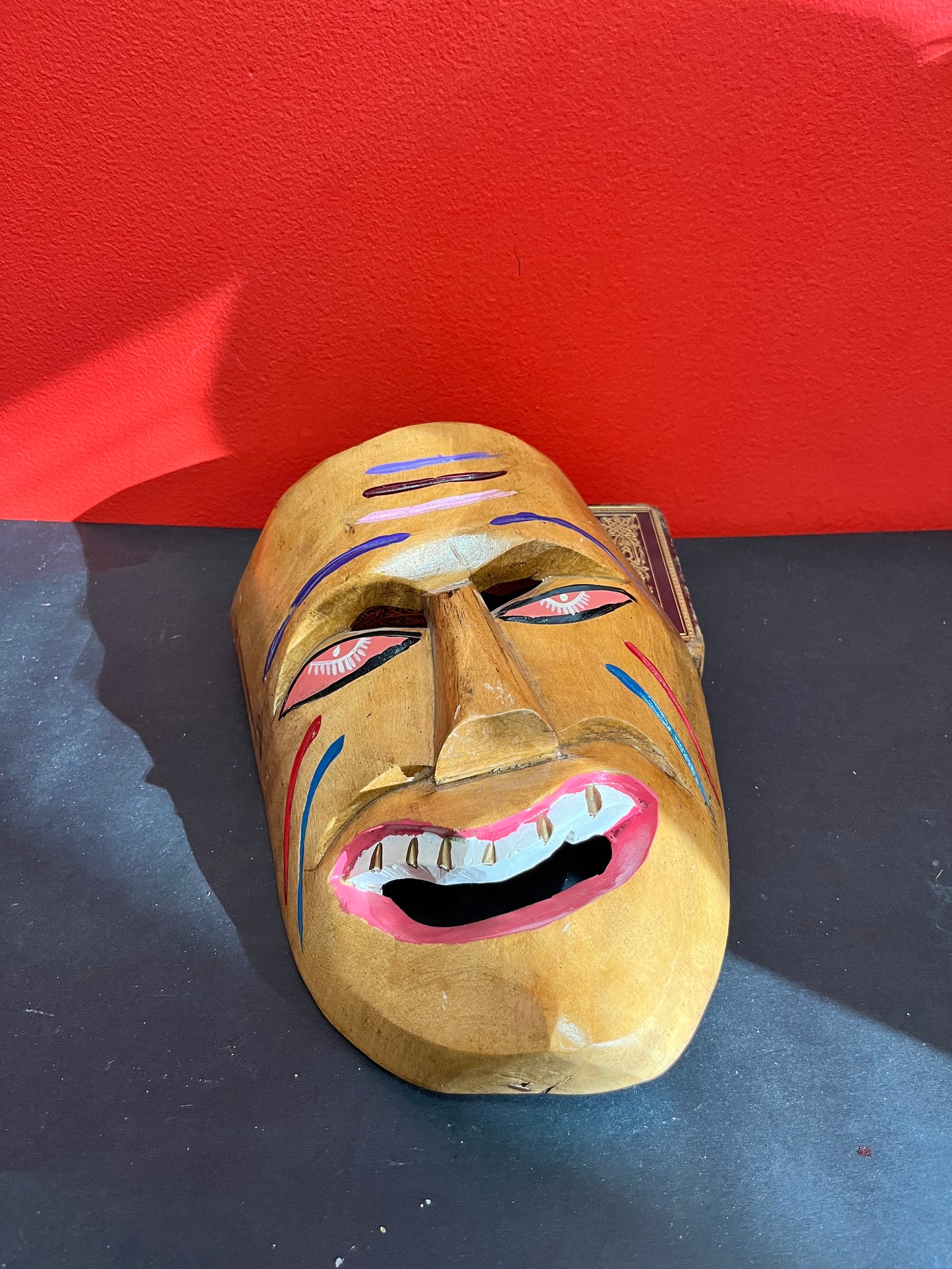 Very unusual 10 x 7 Indigenous vintage mask