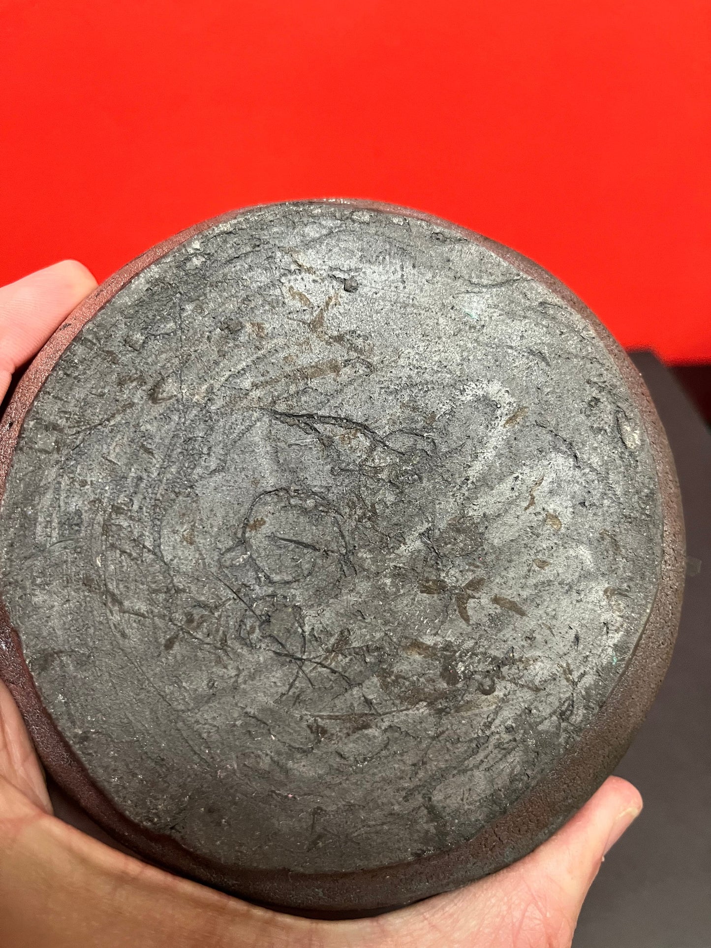 Unique 5 x 3 high early Navajo pottery bowl wonderful glaze and texture