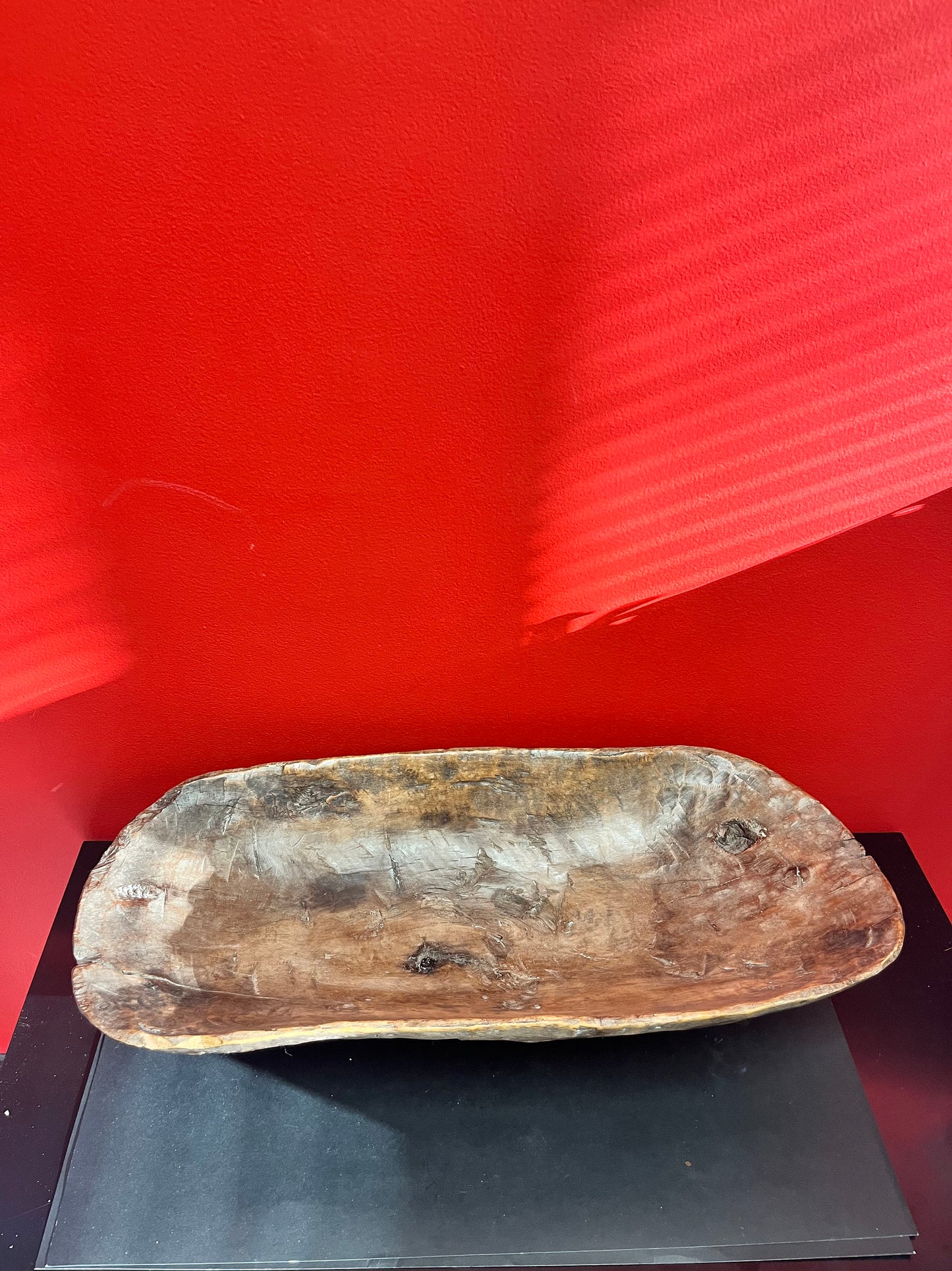 Indigenous first nations  Haida Authentic 1820s 23 x 10 ceremonial bowl  came from museum collection  rare rare  great condition