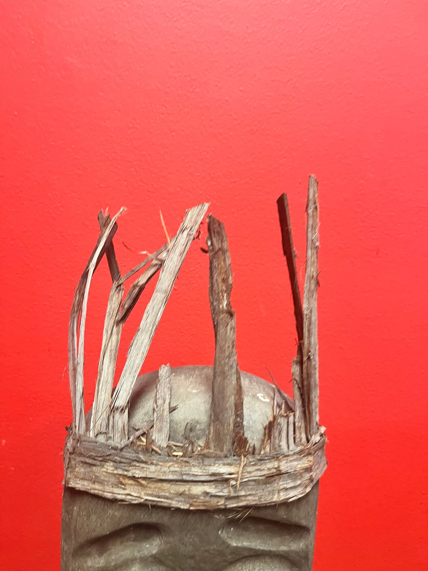 Fabulous rare 17 x 7 antique authentic indigenous West Coast ceremonial mask  wow