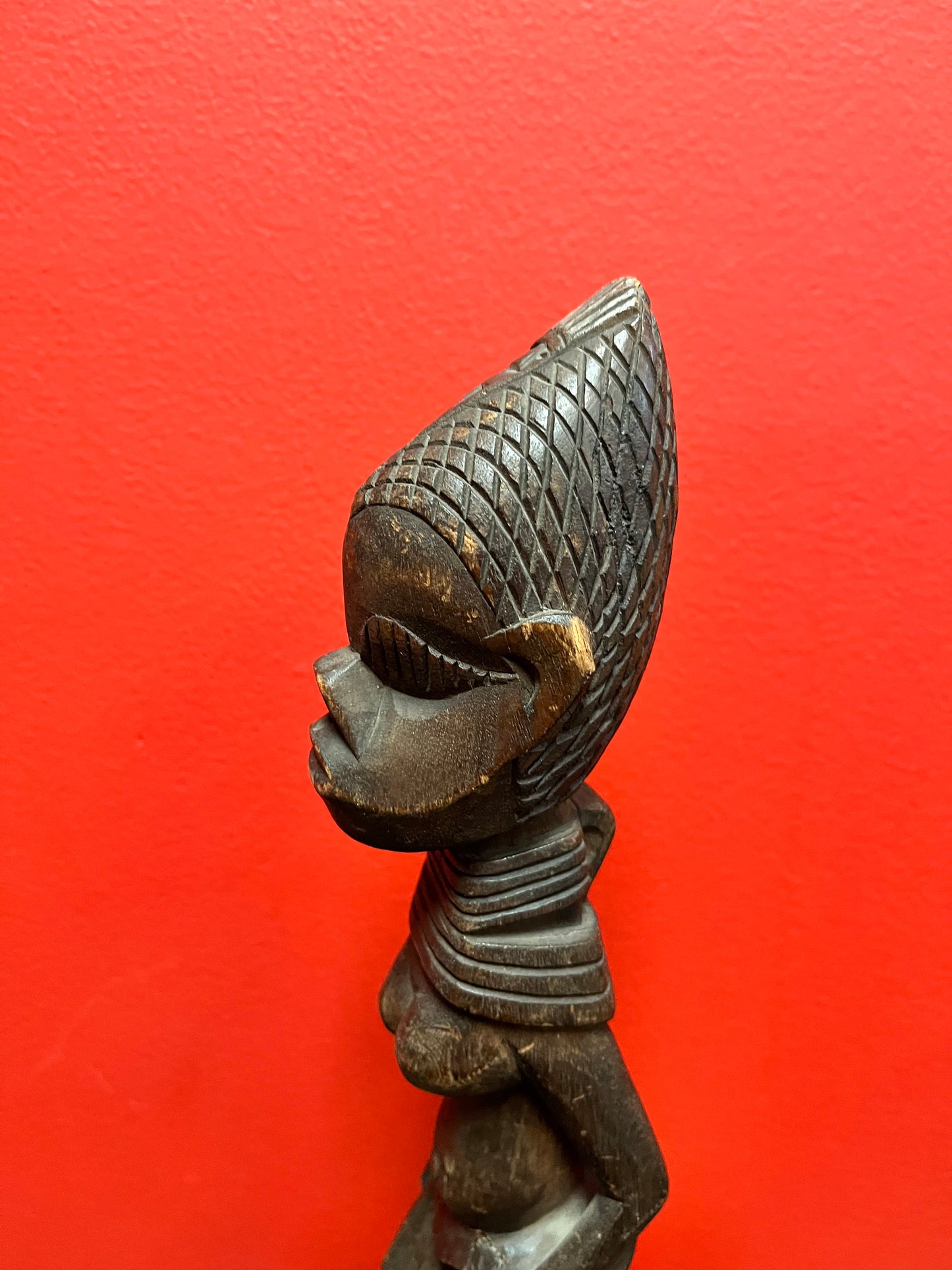 Beautiful African Lobi statue female imagery and beautiful Patina antique african gem