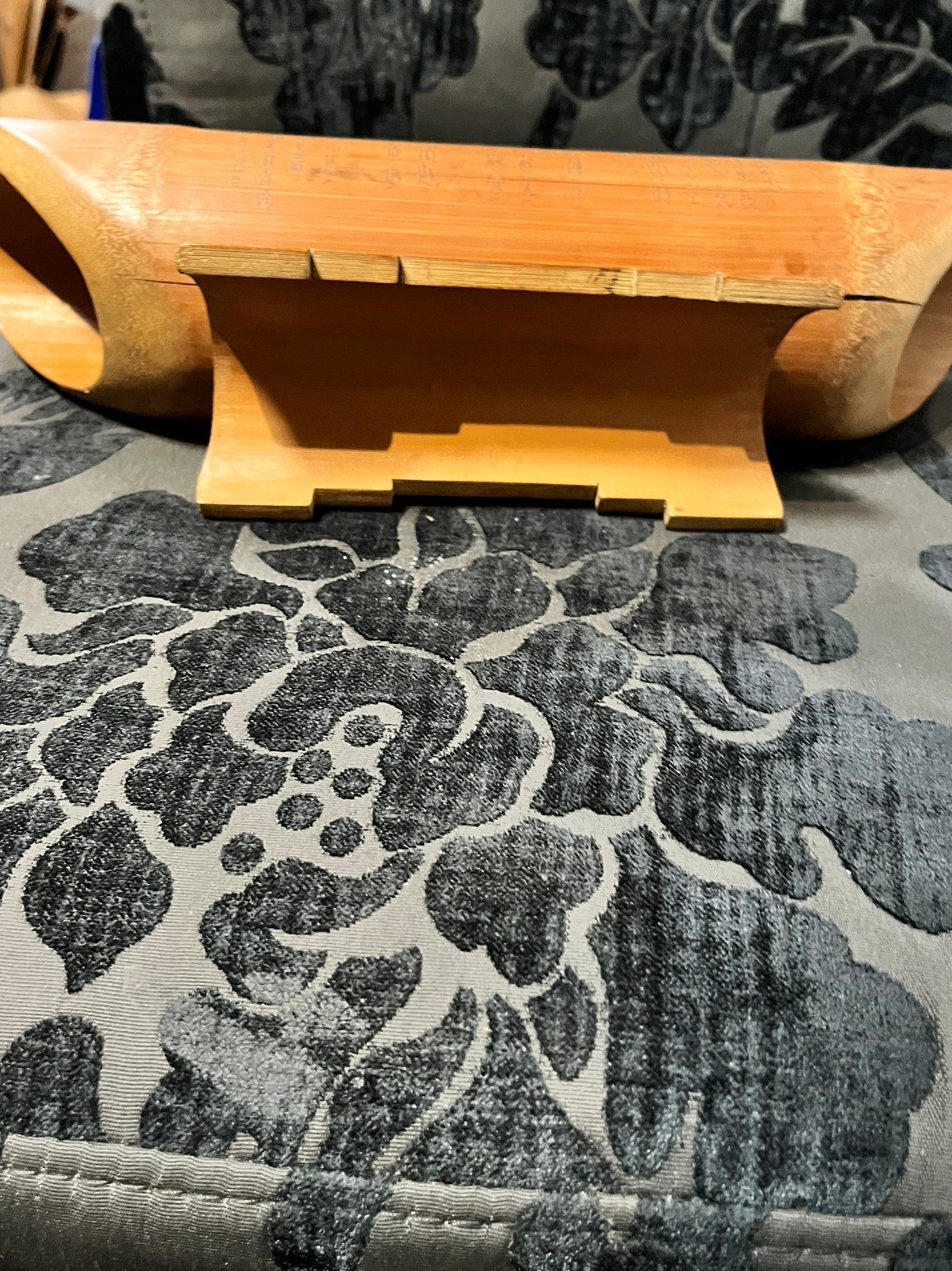 12 inch Chinese antique bamboo brush pot