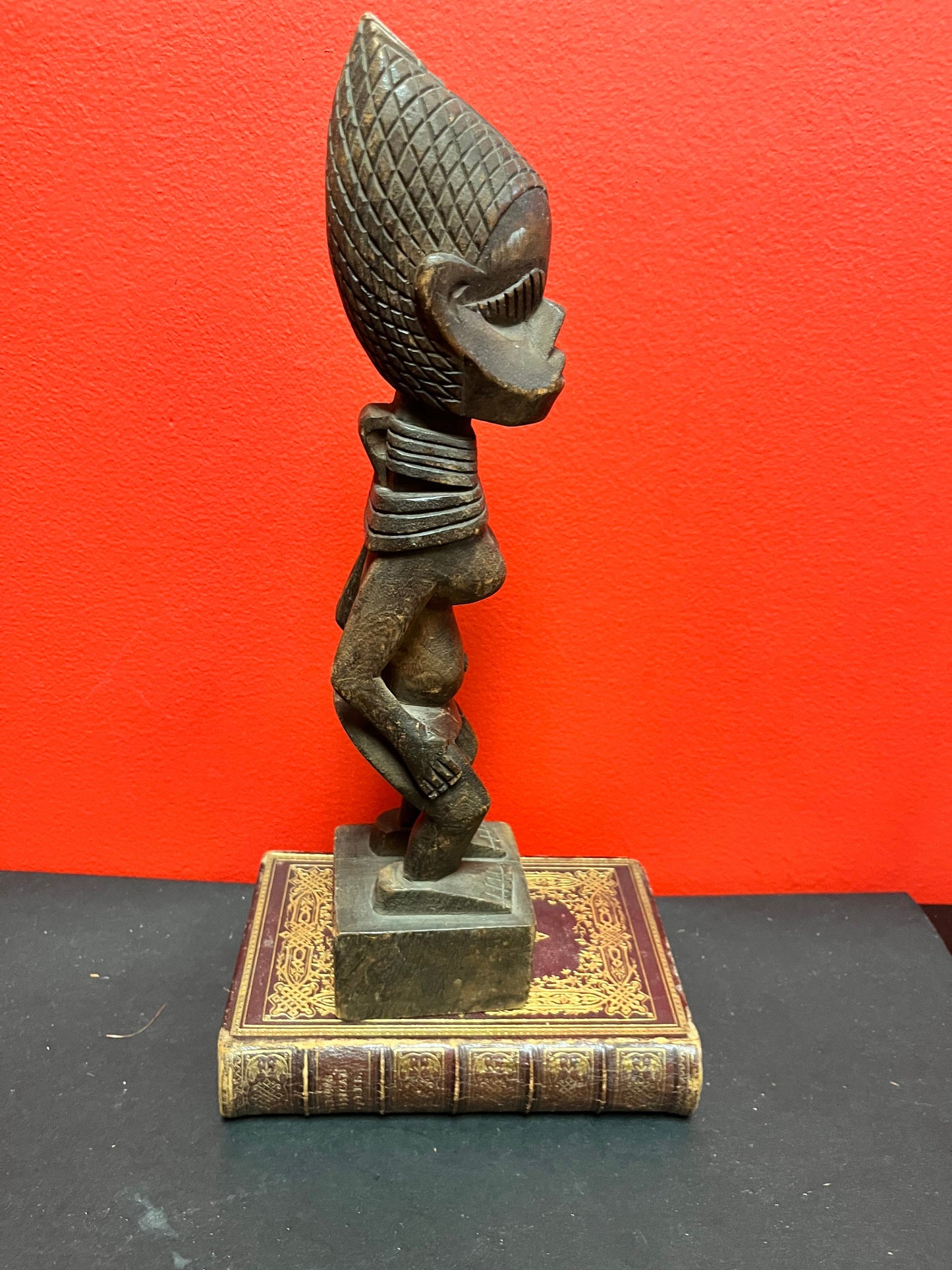 Beautiful African Lobi statue female imagery and beautiful Patina antique african gem