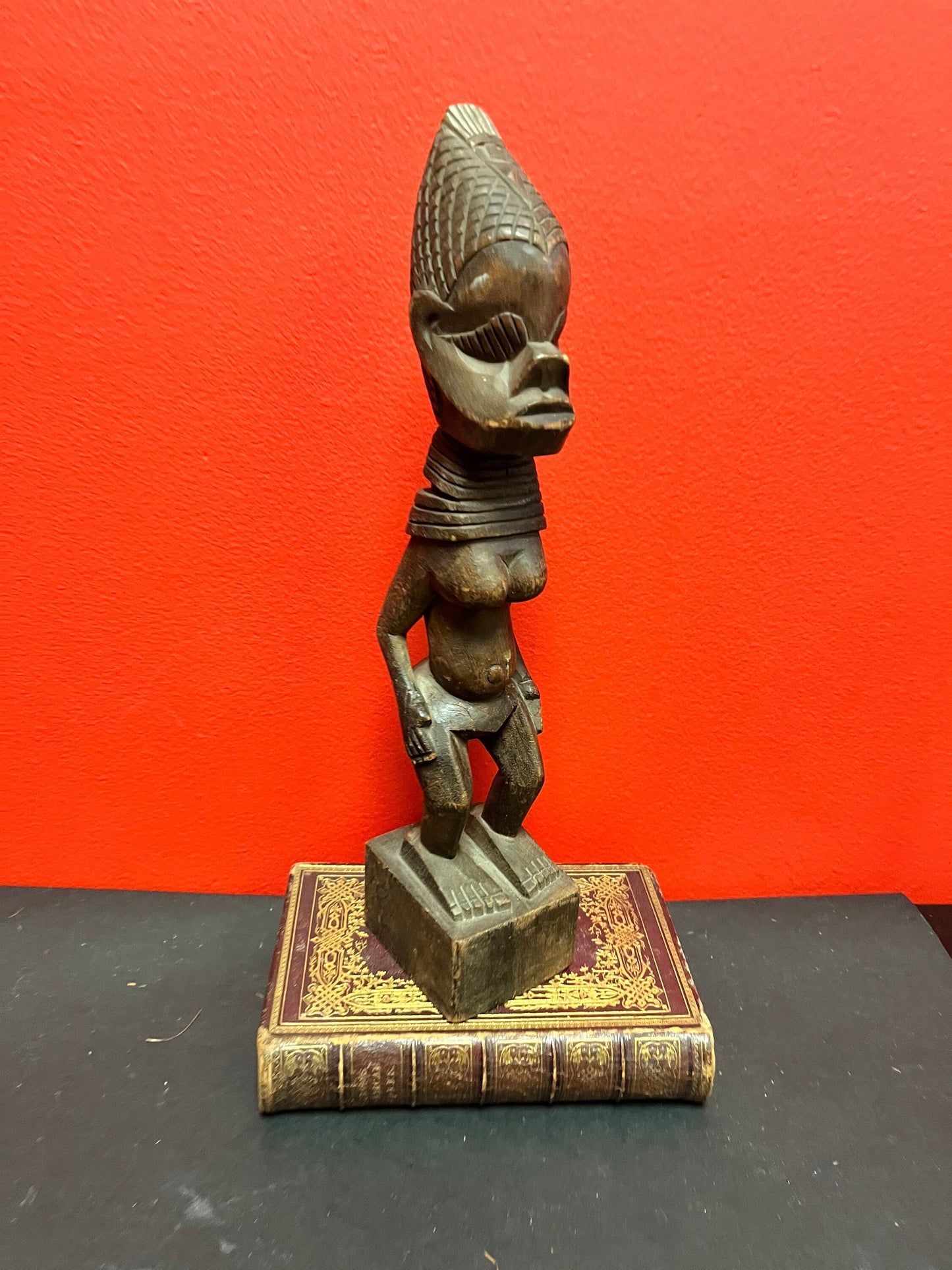 Beautiful African Lobi statue female imagery and beautiful Patina antique african gem