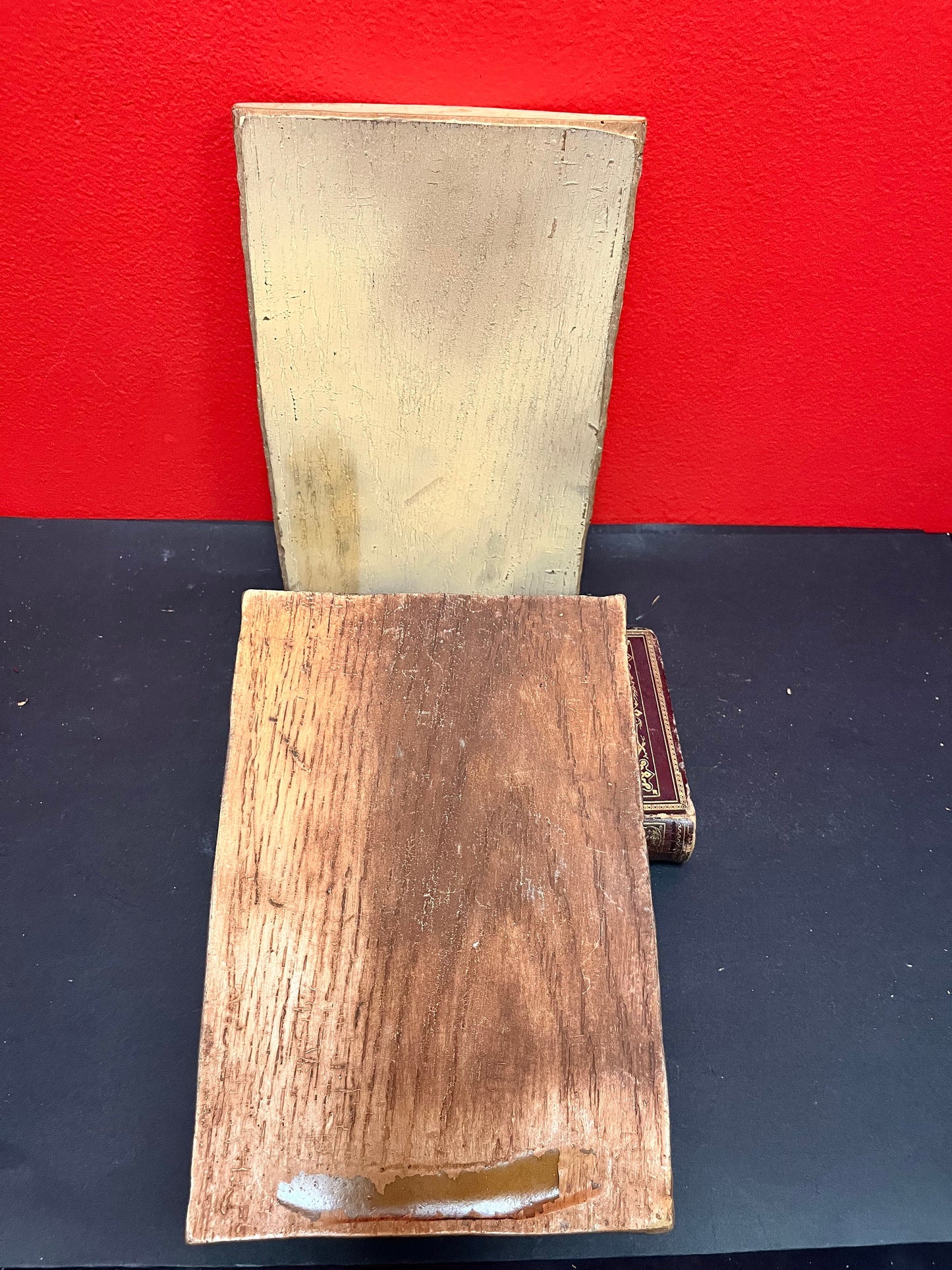 Lovely 9 by 7.5 by .5 inch cedar Indigenous first nations, Alaskan signed transformation  plaque - two available - need hanger