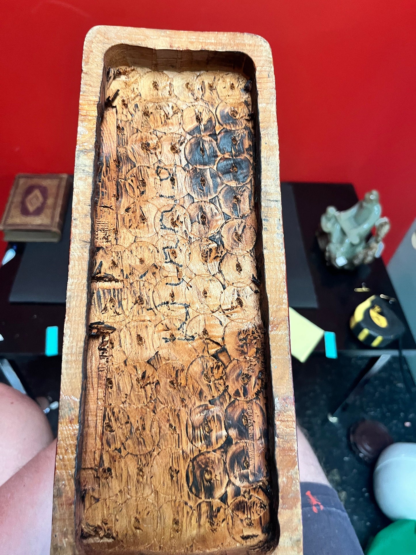 extremely rare and wonderful 13 x 15 high chinese stone horse on Rosewood base believed to be jade or jadeite very very heavy - wow