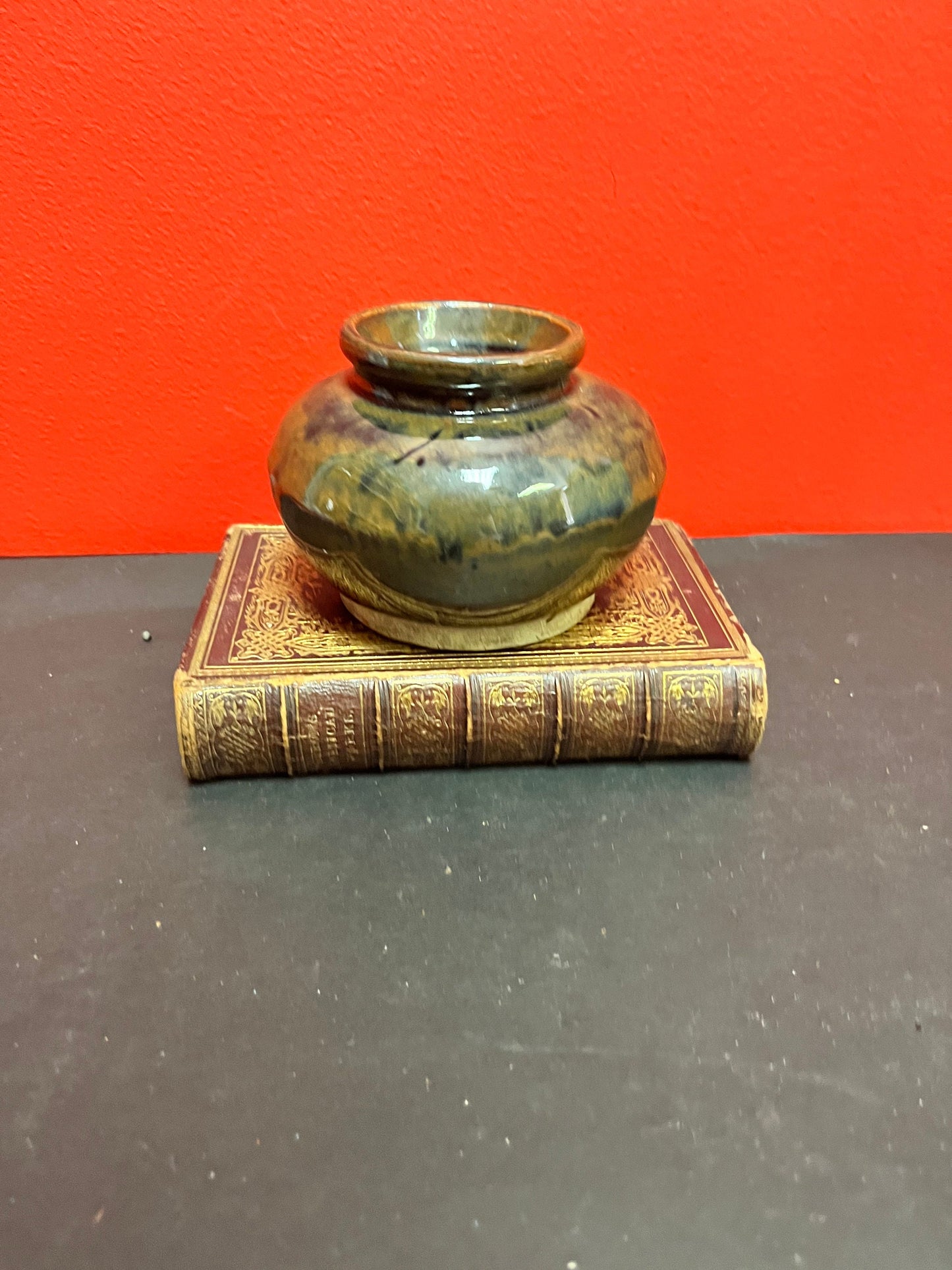 Rare Chinese authentic 4 inch high song dynasty pot / vase wonderful glaze museum quality