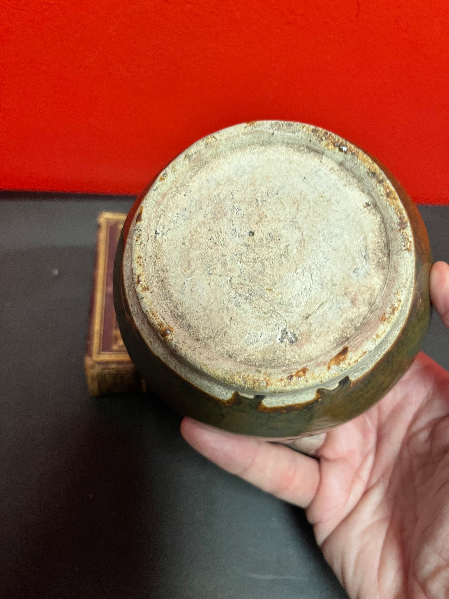 Rare Chinese authentic 4 inch high song dynasty pot / vase  wonderful glaze  museum quality