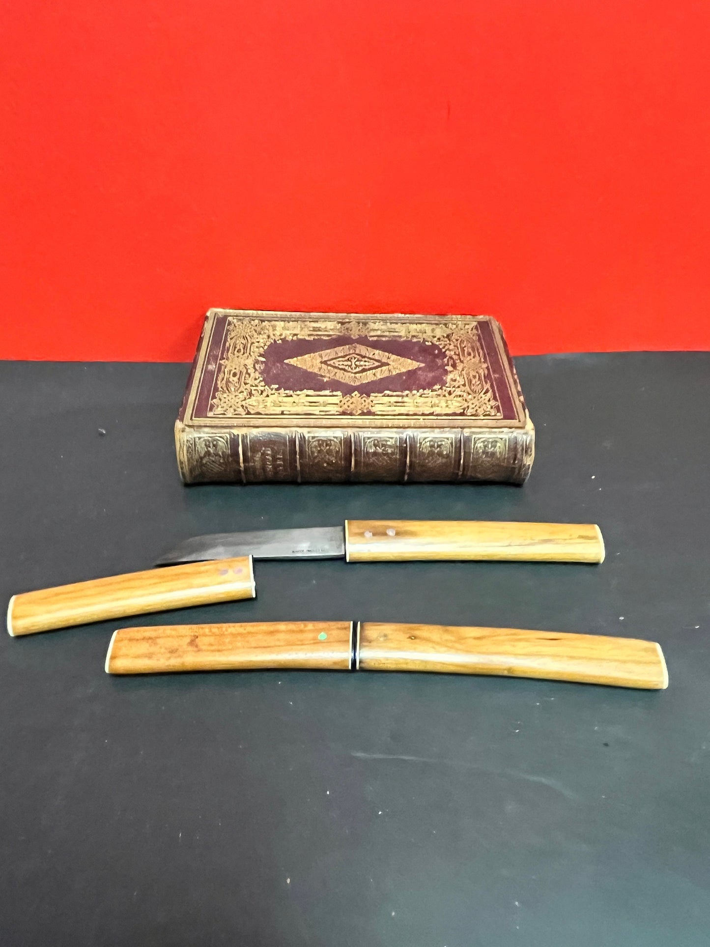 Lovely 8 inch Takanashi Japan miniature Tanto sword in sheaf - Great quality and unusual